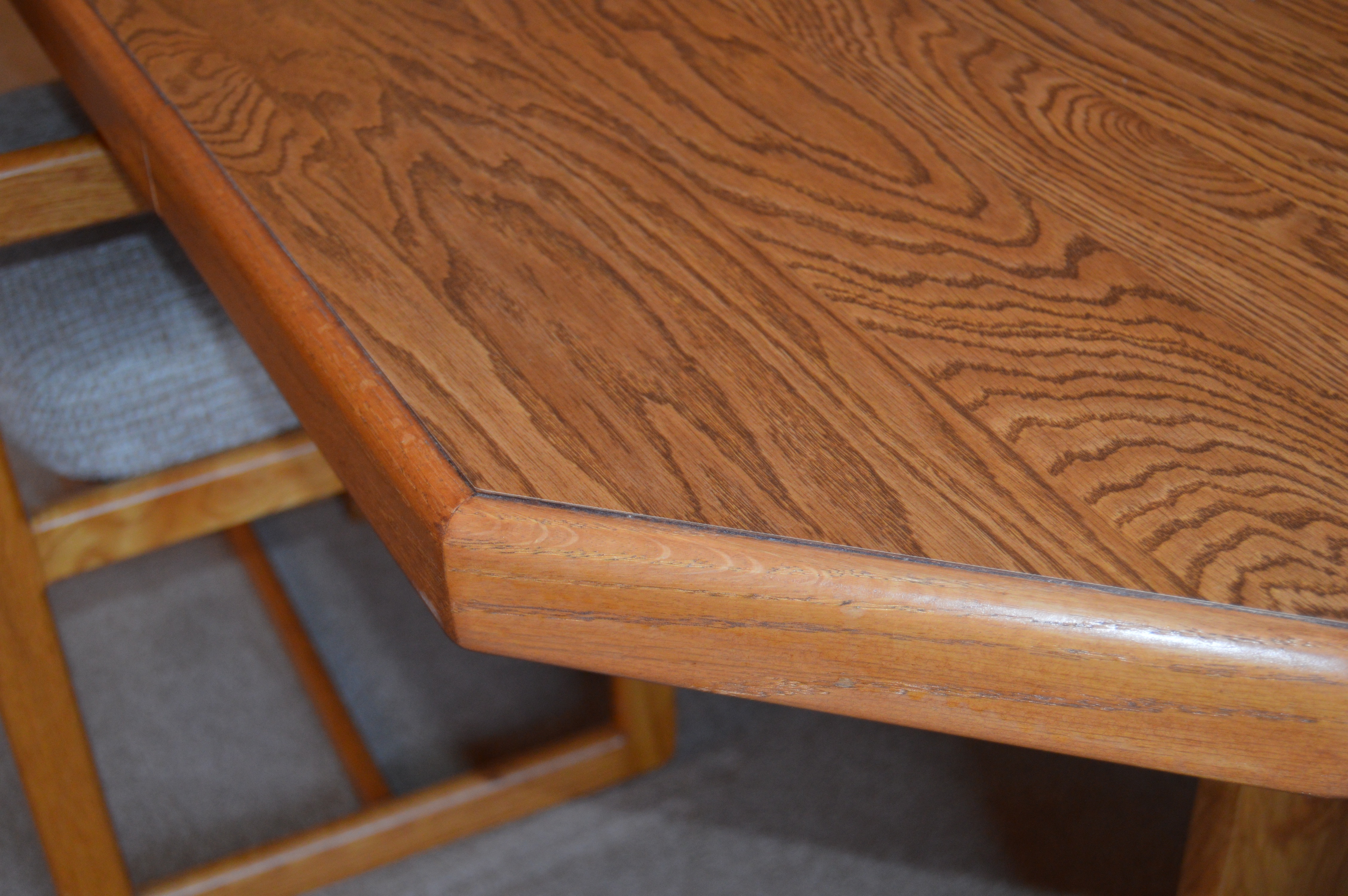 Oak Dining Table and Chair Set