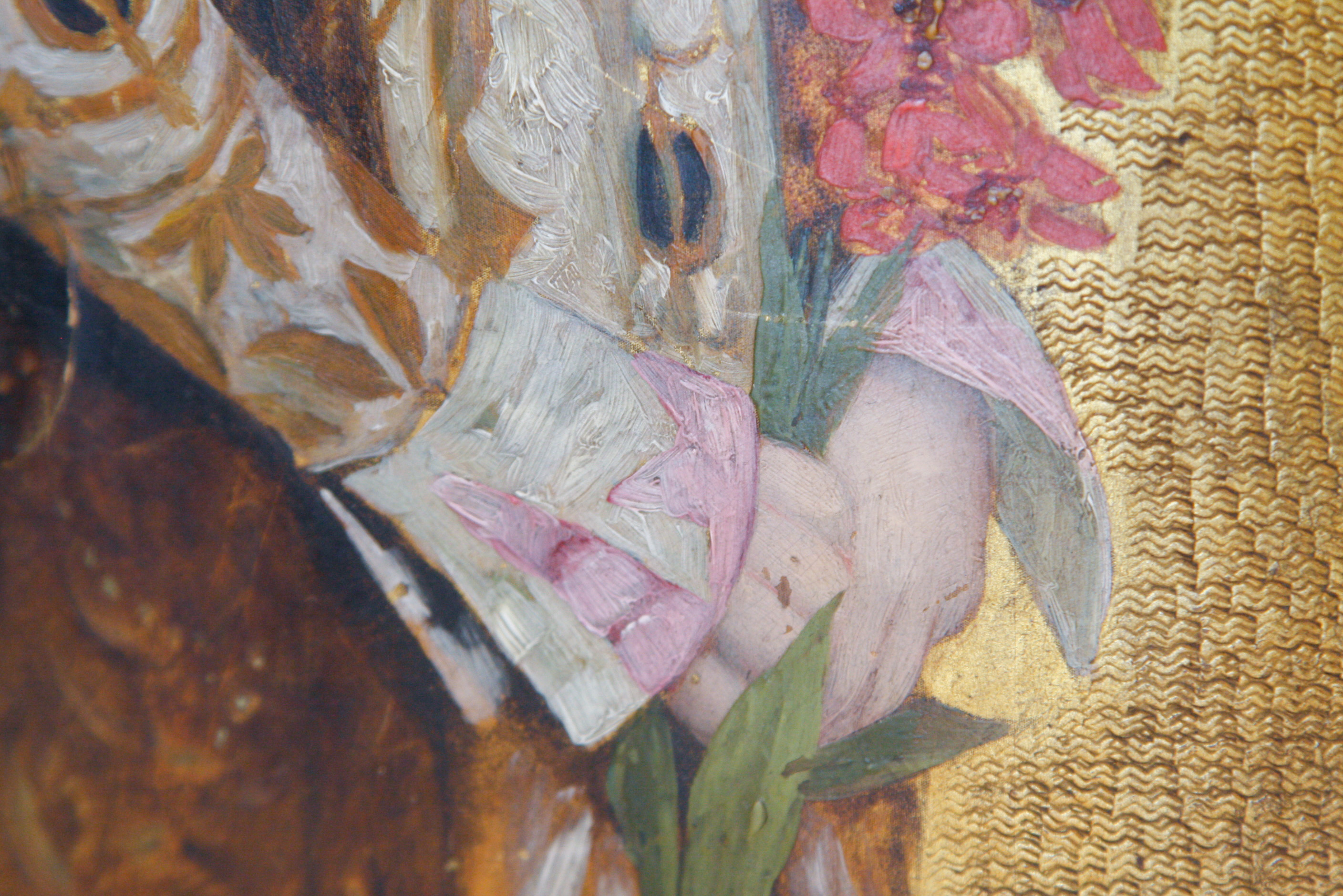 Hand-Painted Art Nouveau German Photograph Album