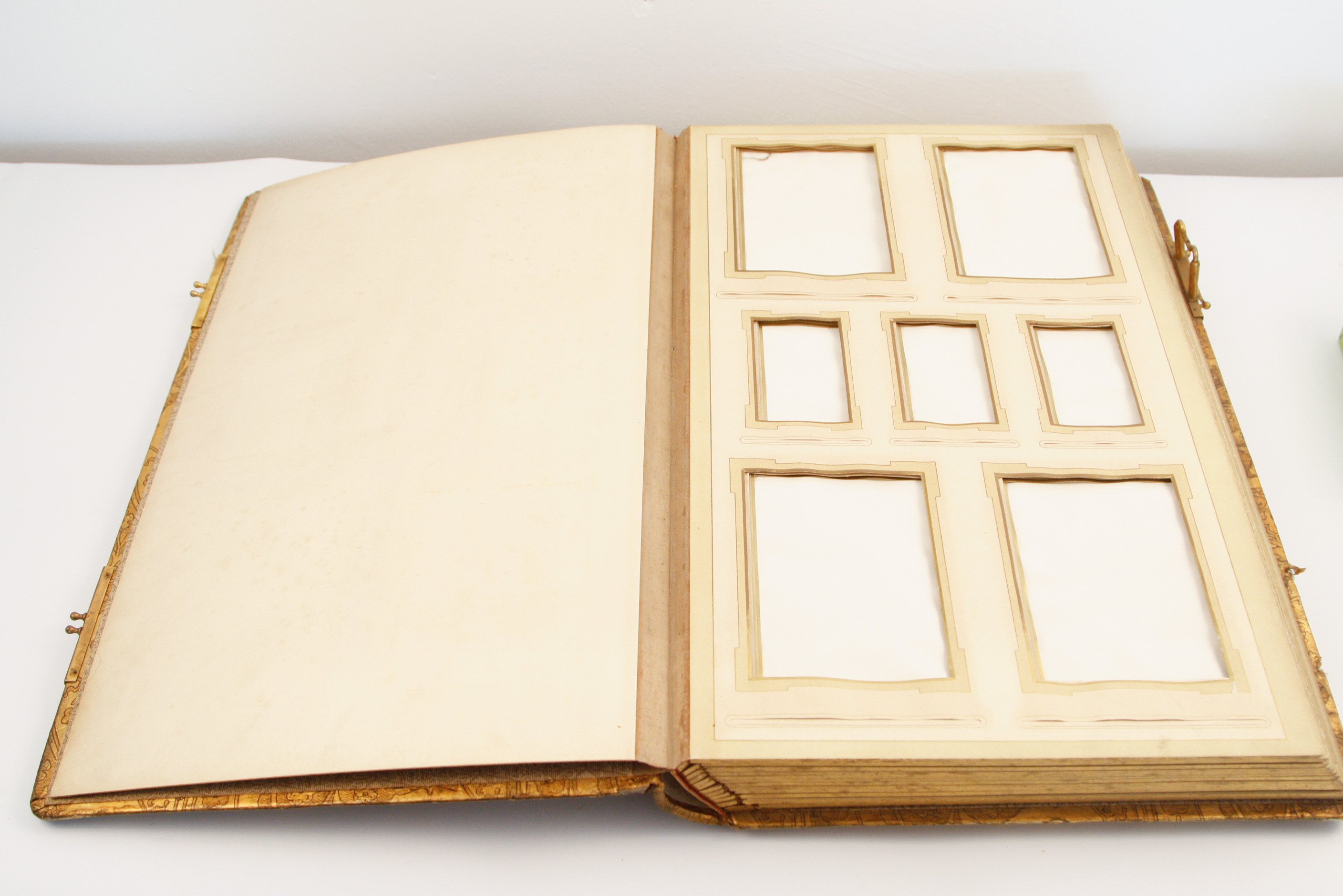 Hand-Painted Art Nouveau German Photograph Album