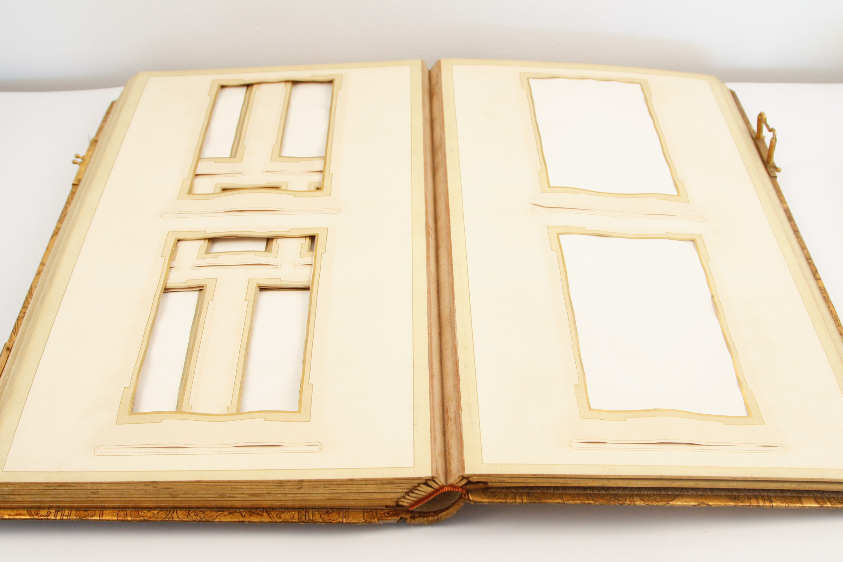 Hand-Painted Art Nouveau German Photograph Album