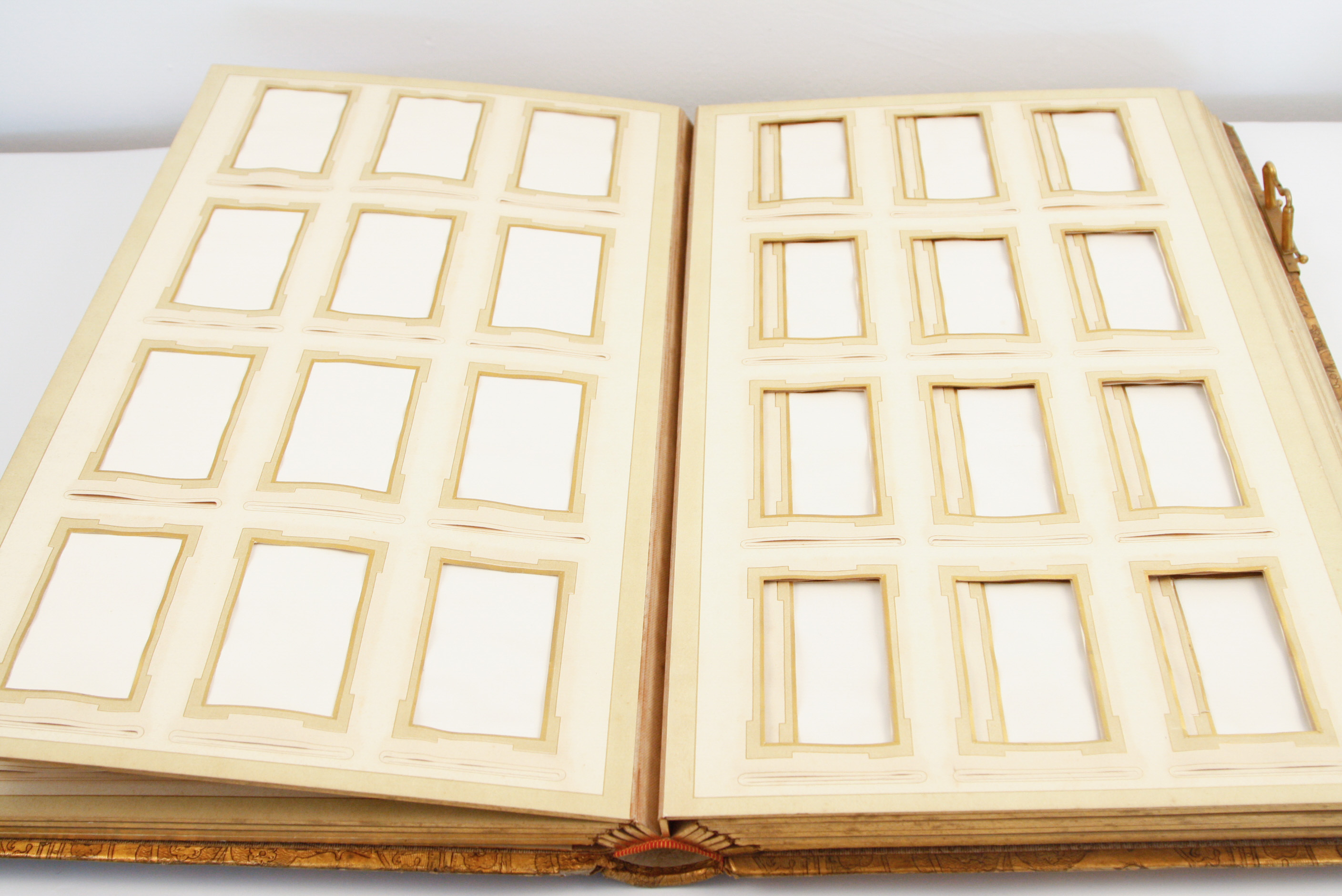 Hand-Painted Art Nouveau German Photograph Album