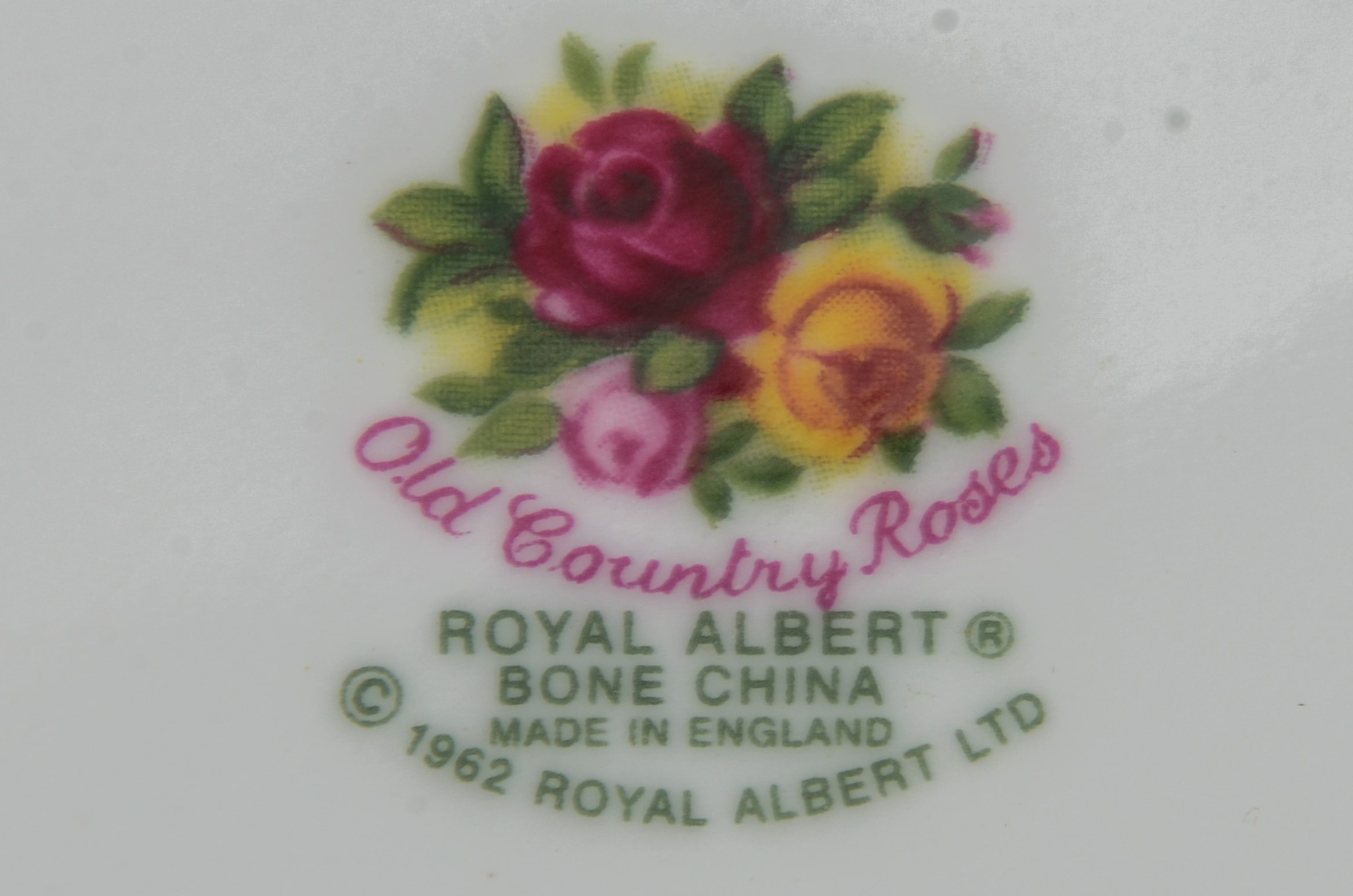 Set of Royal Albert "Old Country Roses" Plates