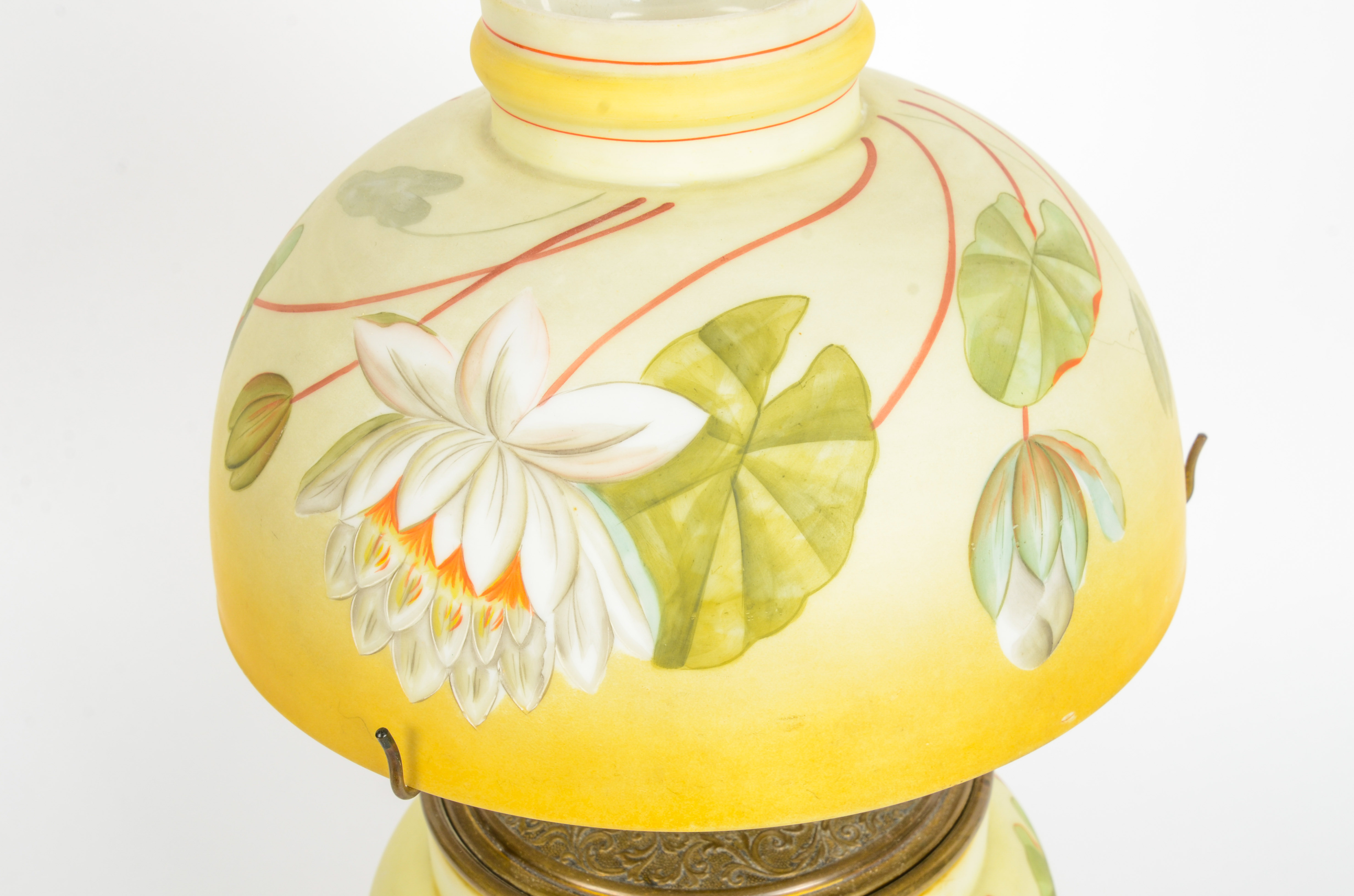 "Improved Bristol" Converted Antique Brass Oil Lamp