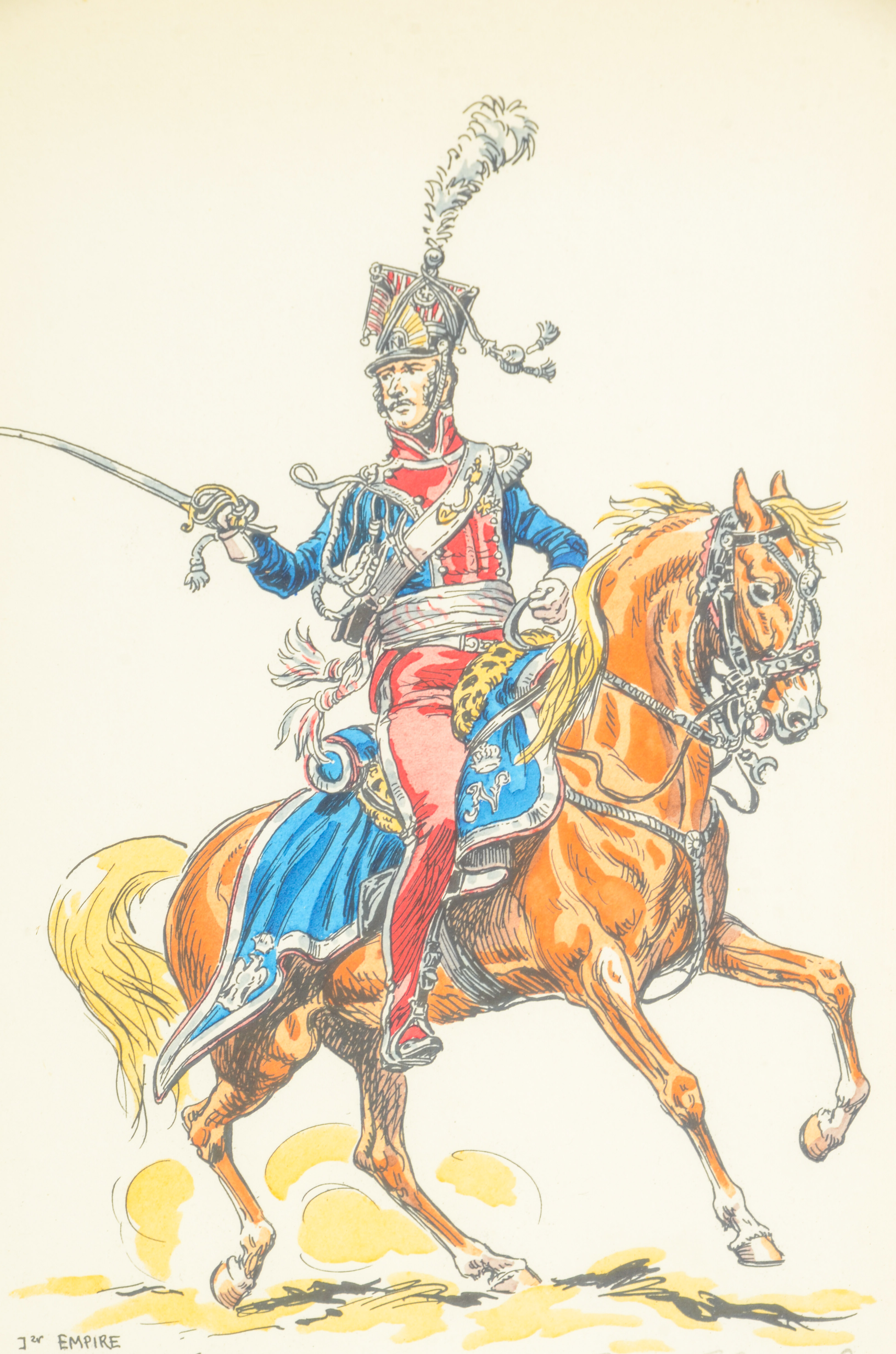 Eugène Leliepvre Military Uniform Prints