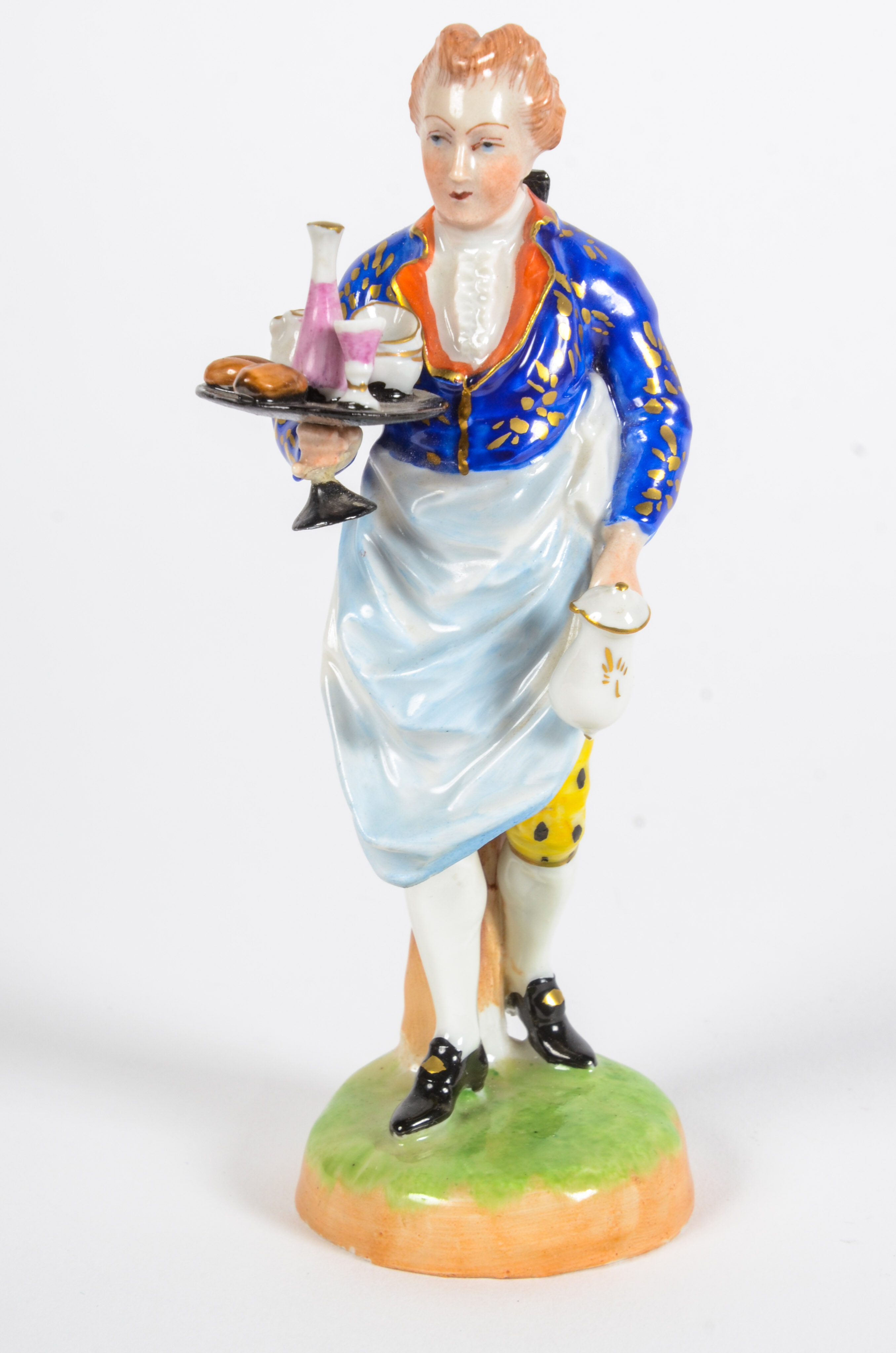 Pair of Hand-Painted Dresden Figurines