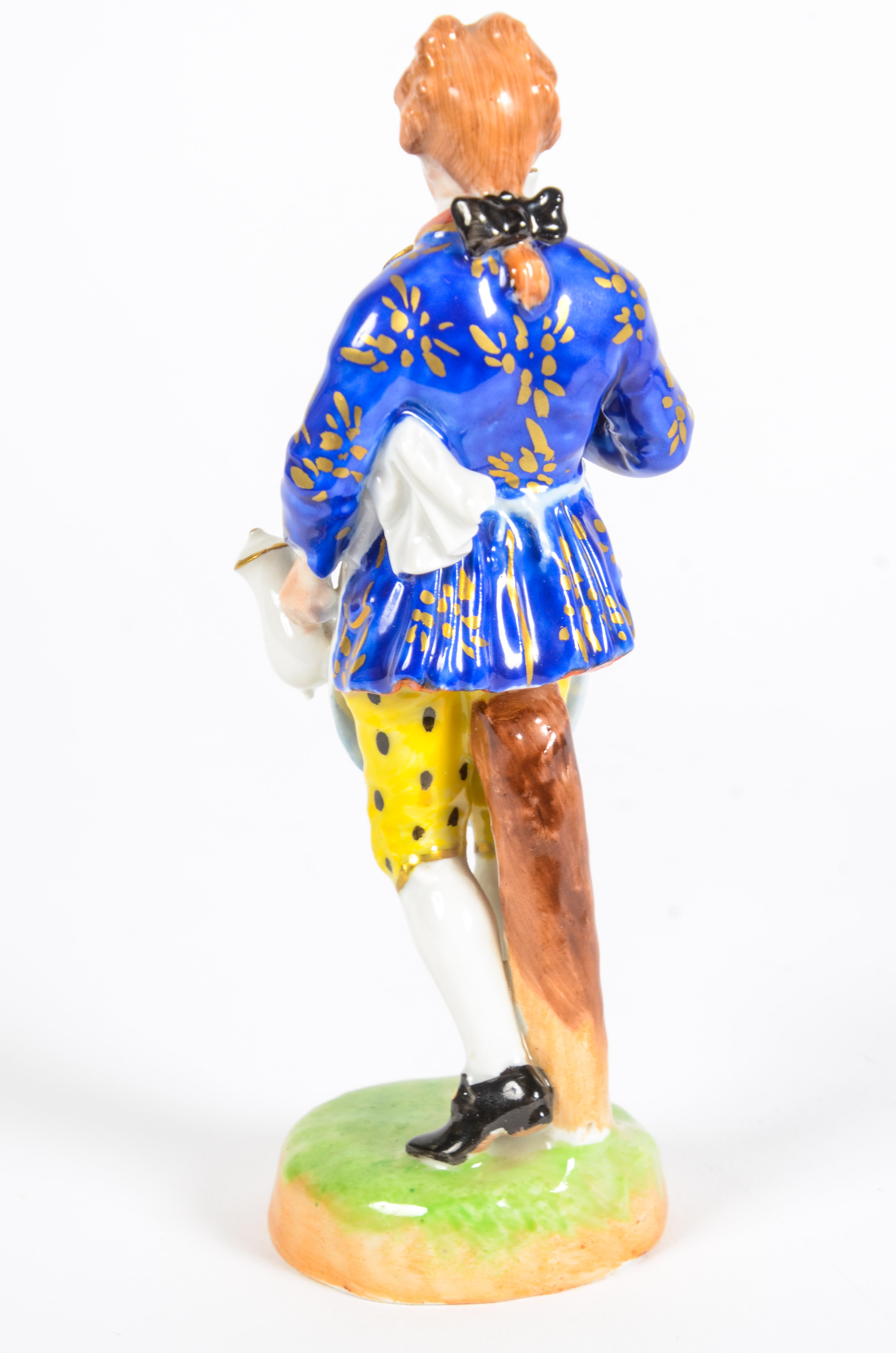 Pair of Hand-Painted Dresden Figurines