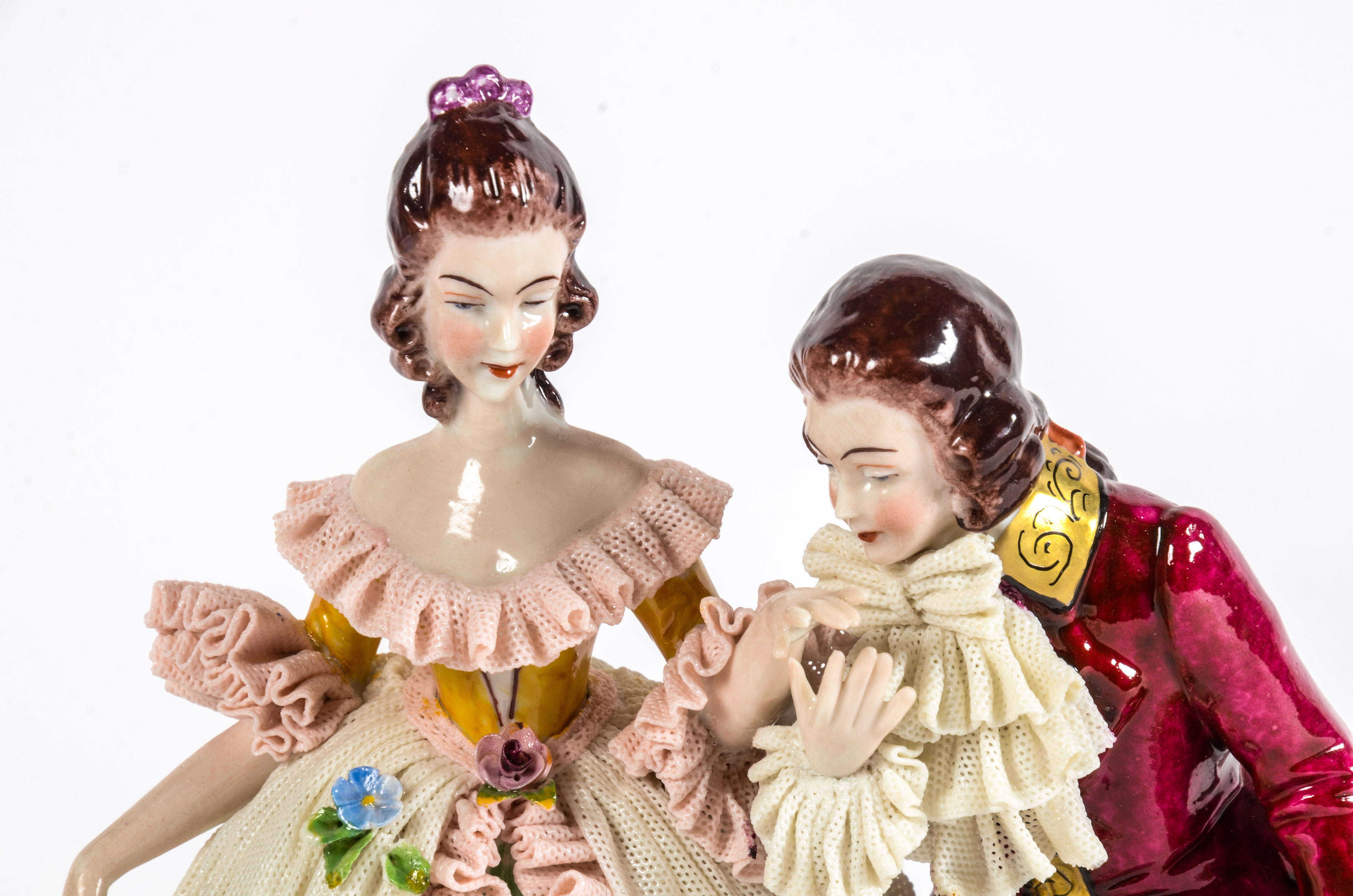 Dresden Dancing Couple Figurine