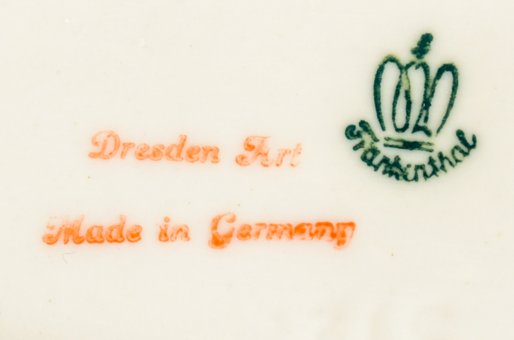 Hand-Painted "Dresden Art" Frankenthal Porcelain Figurine