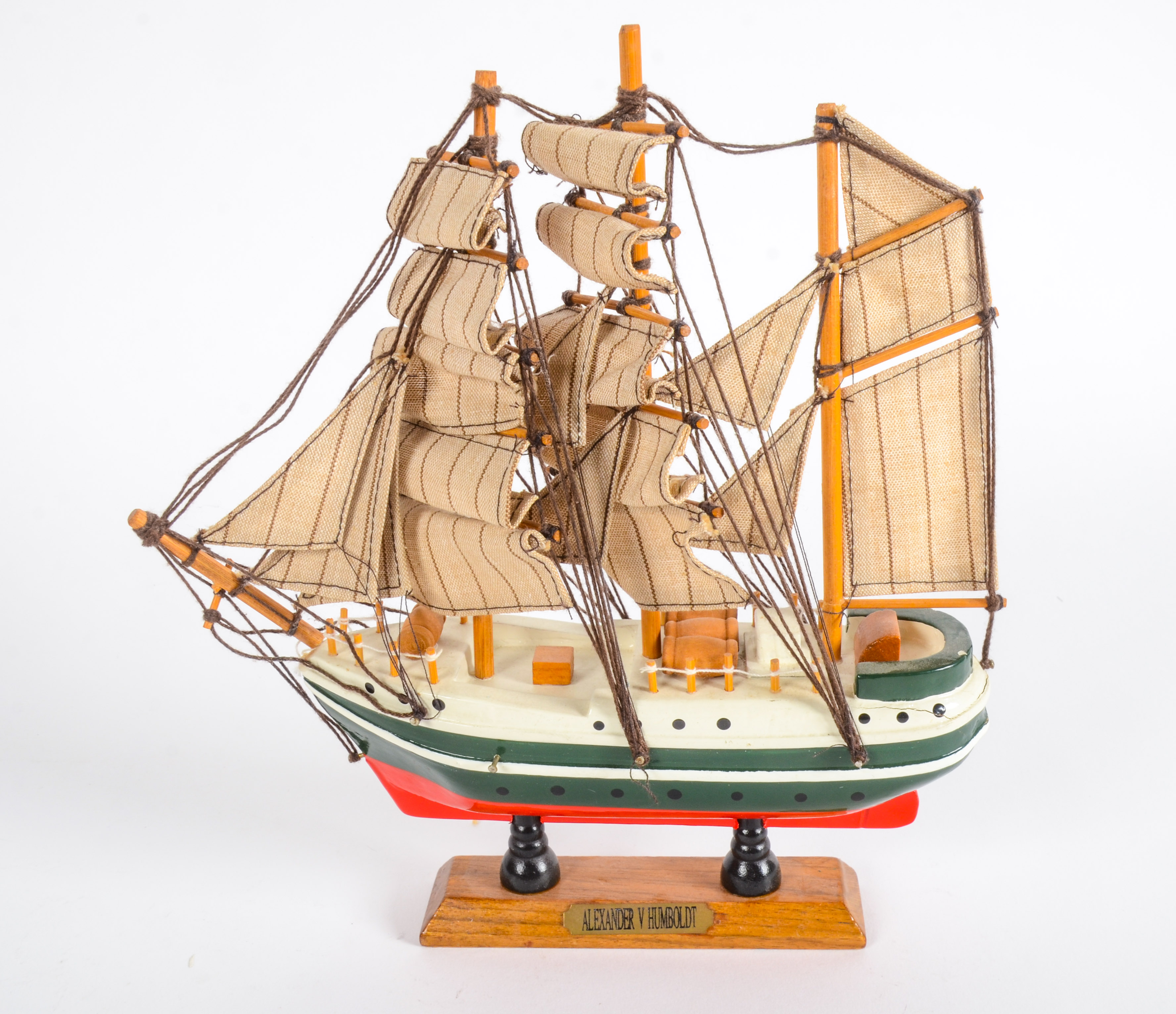 Collection of Wooden Model Ships