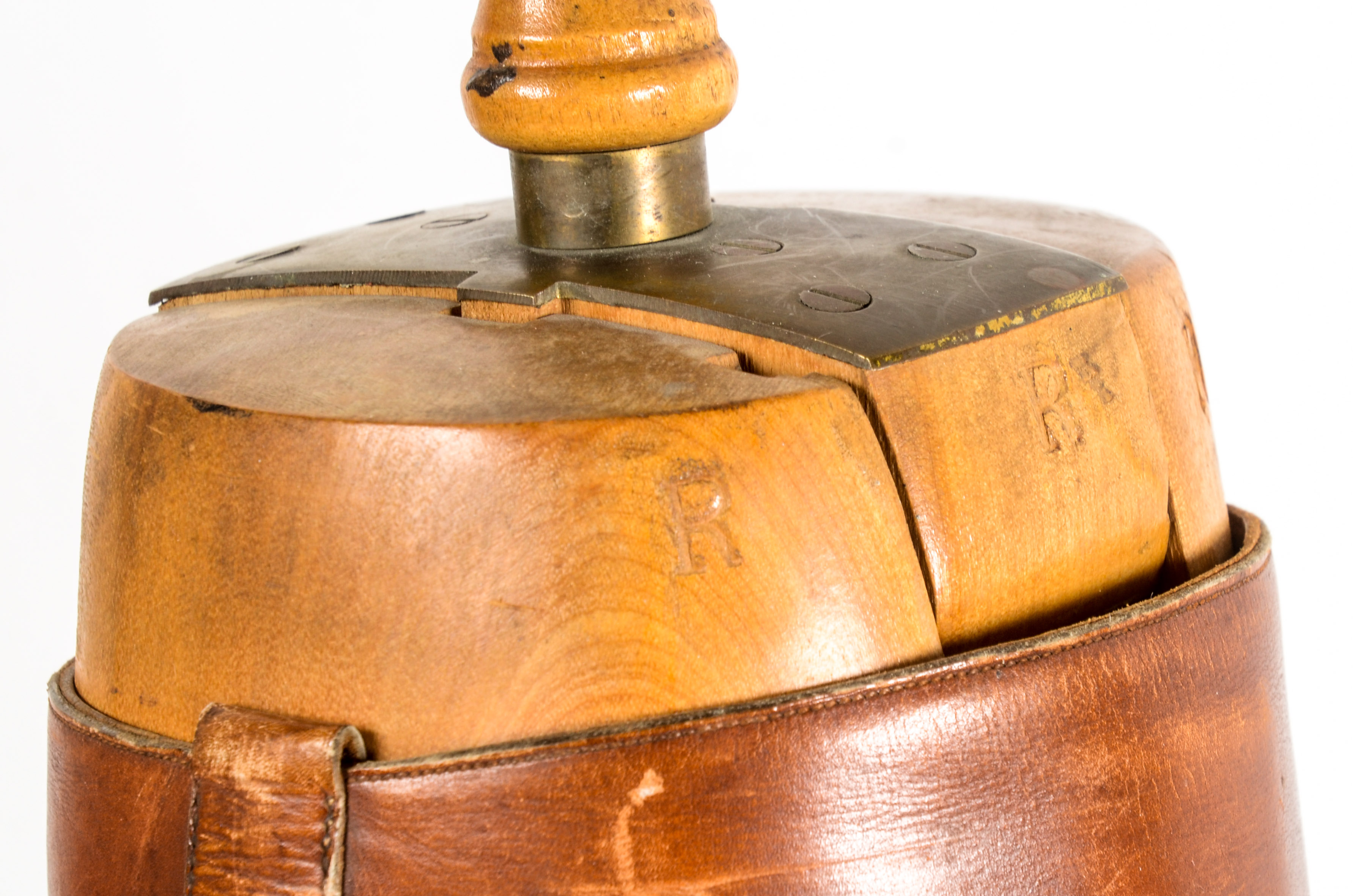 Pair of Riding Boots with Antique Boot Stretchers