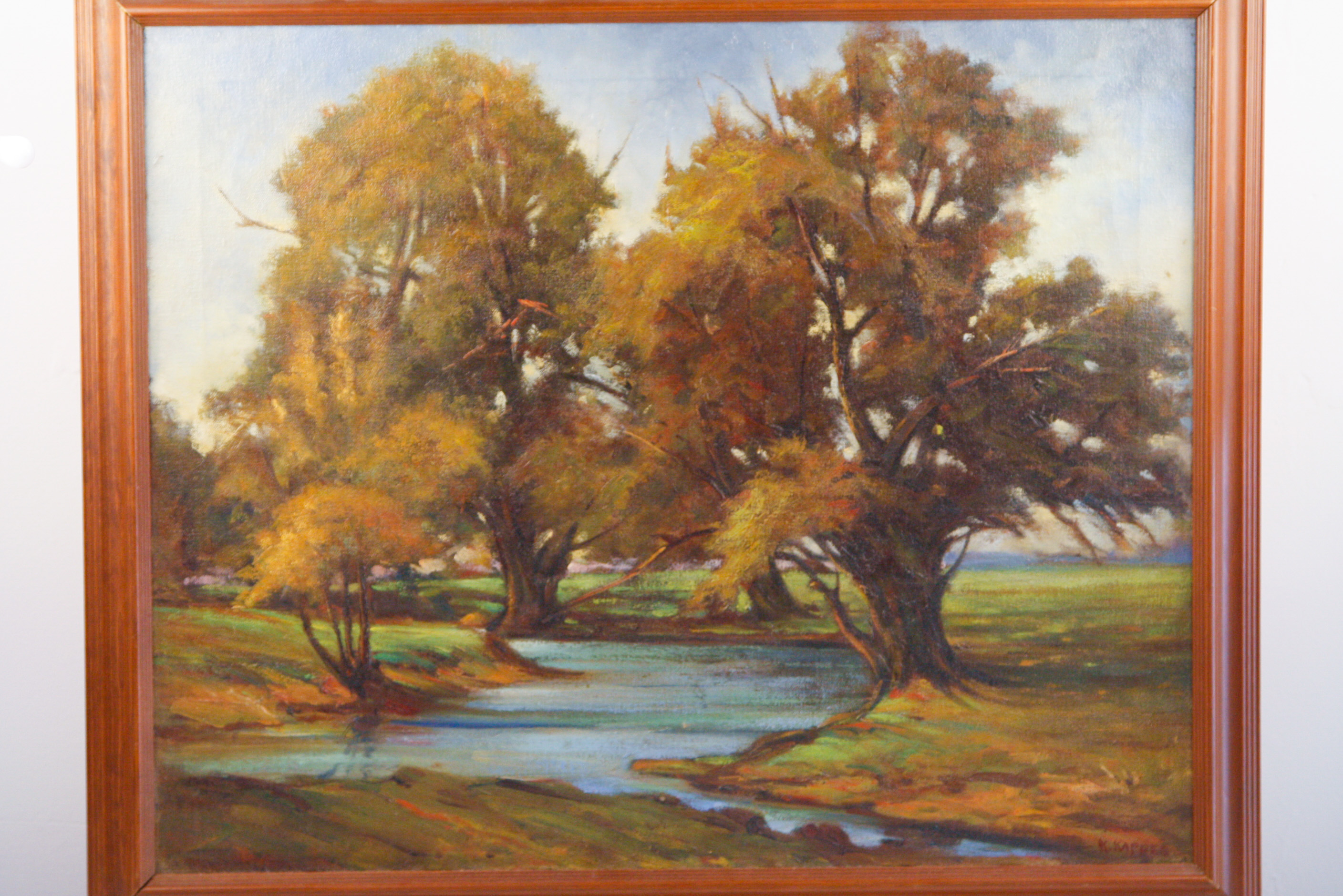 Karl Kappes Original Oil on Canvas Landscape