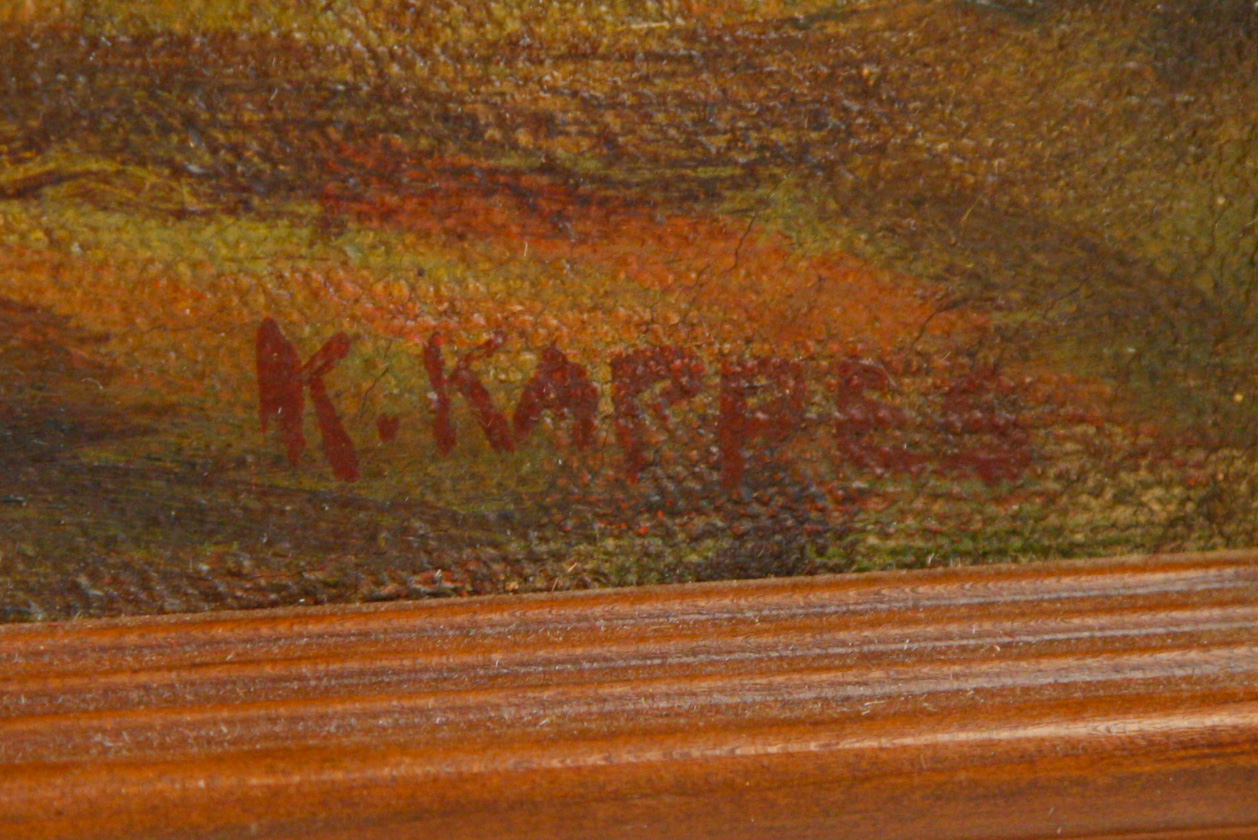 Karl Kappes Original Oil on Canvas Landscape