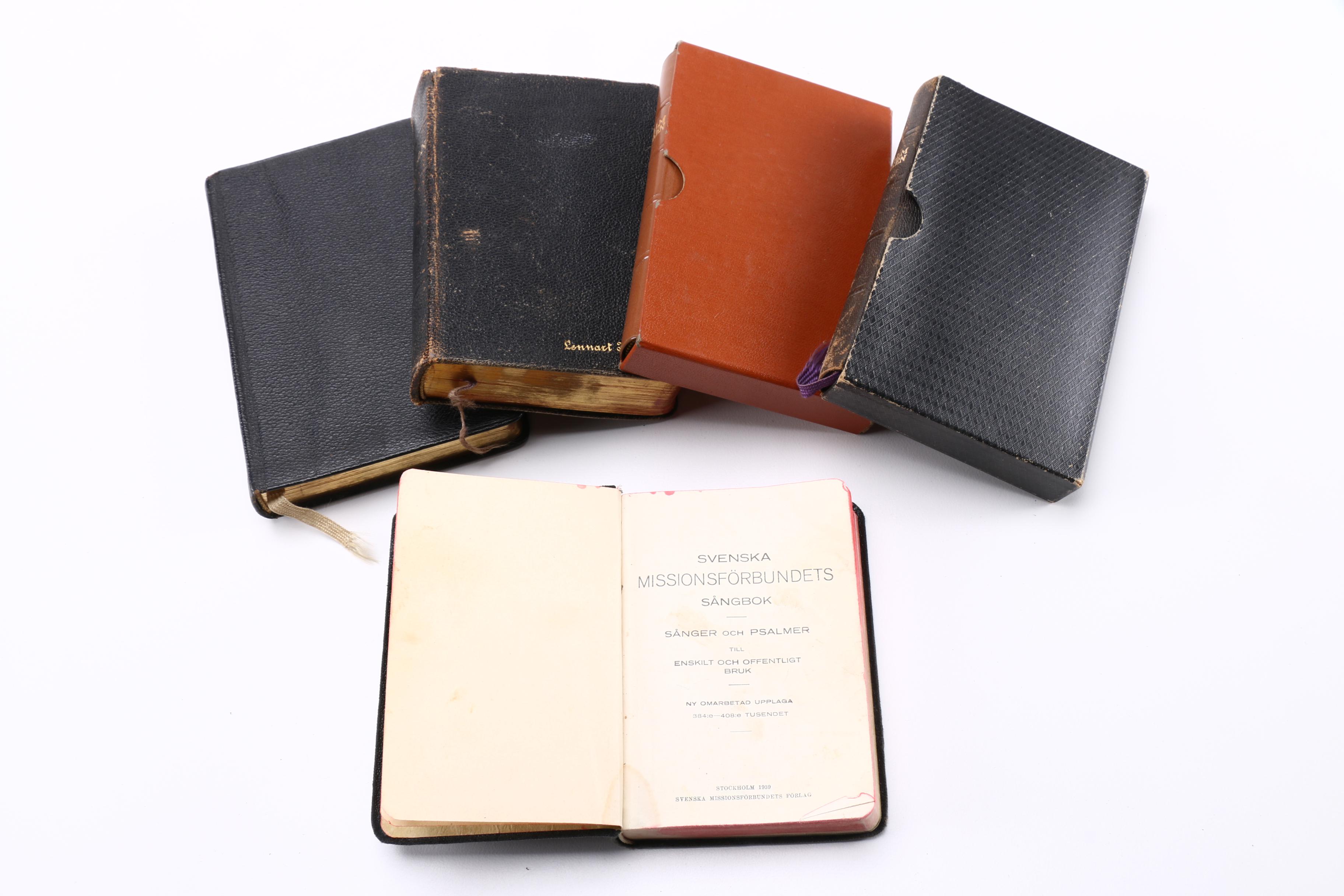 Swedish Bibles and Hymnals