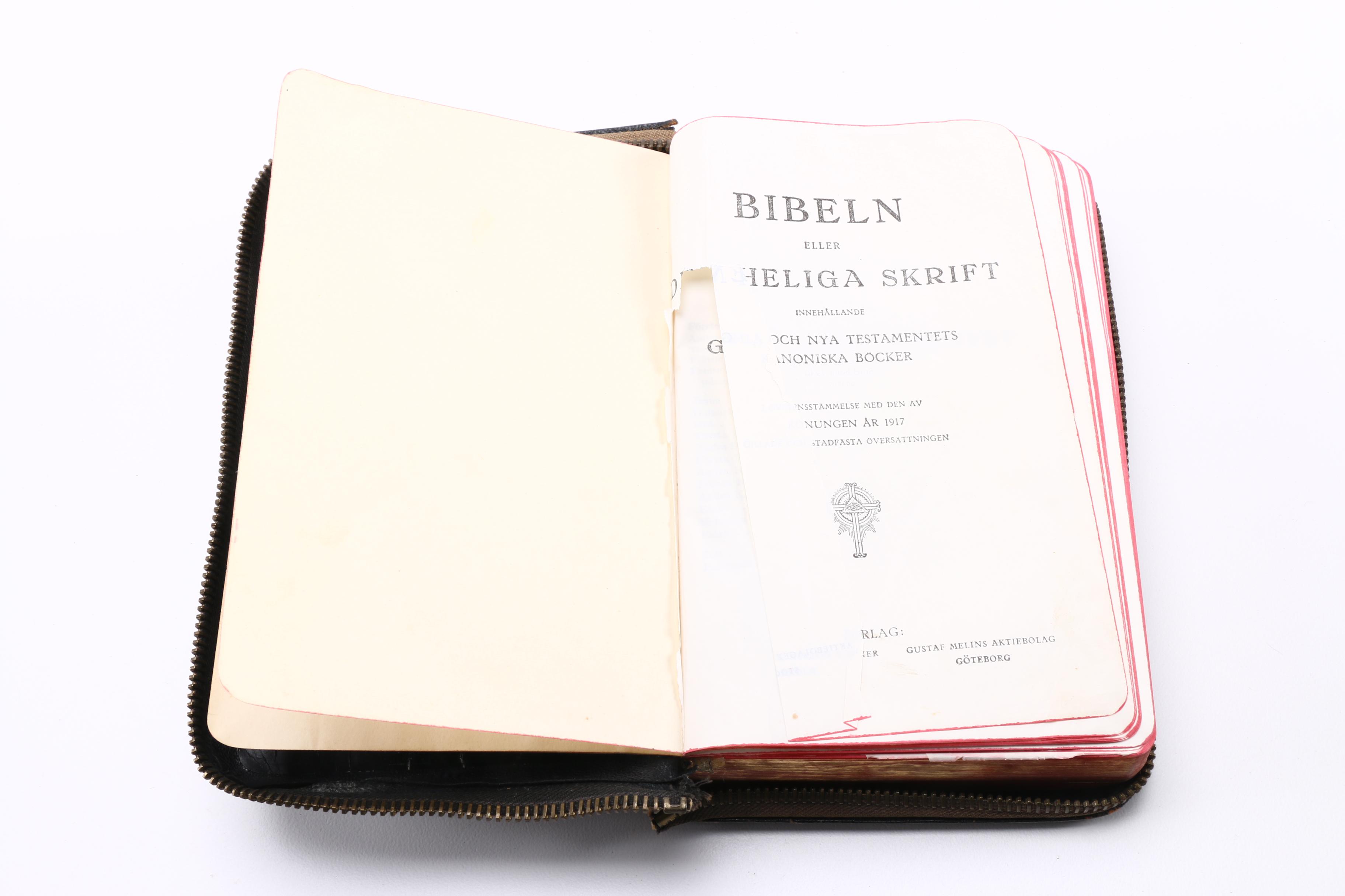 Swedish Bibles and Hymnals