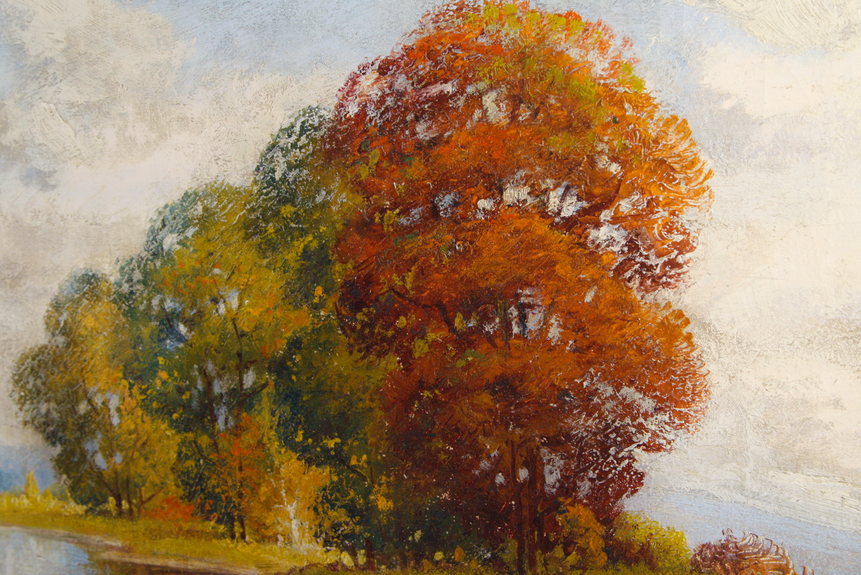 Ernest Fredericks Oil on Canvas "Summer Splendor"