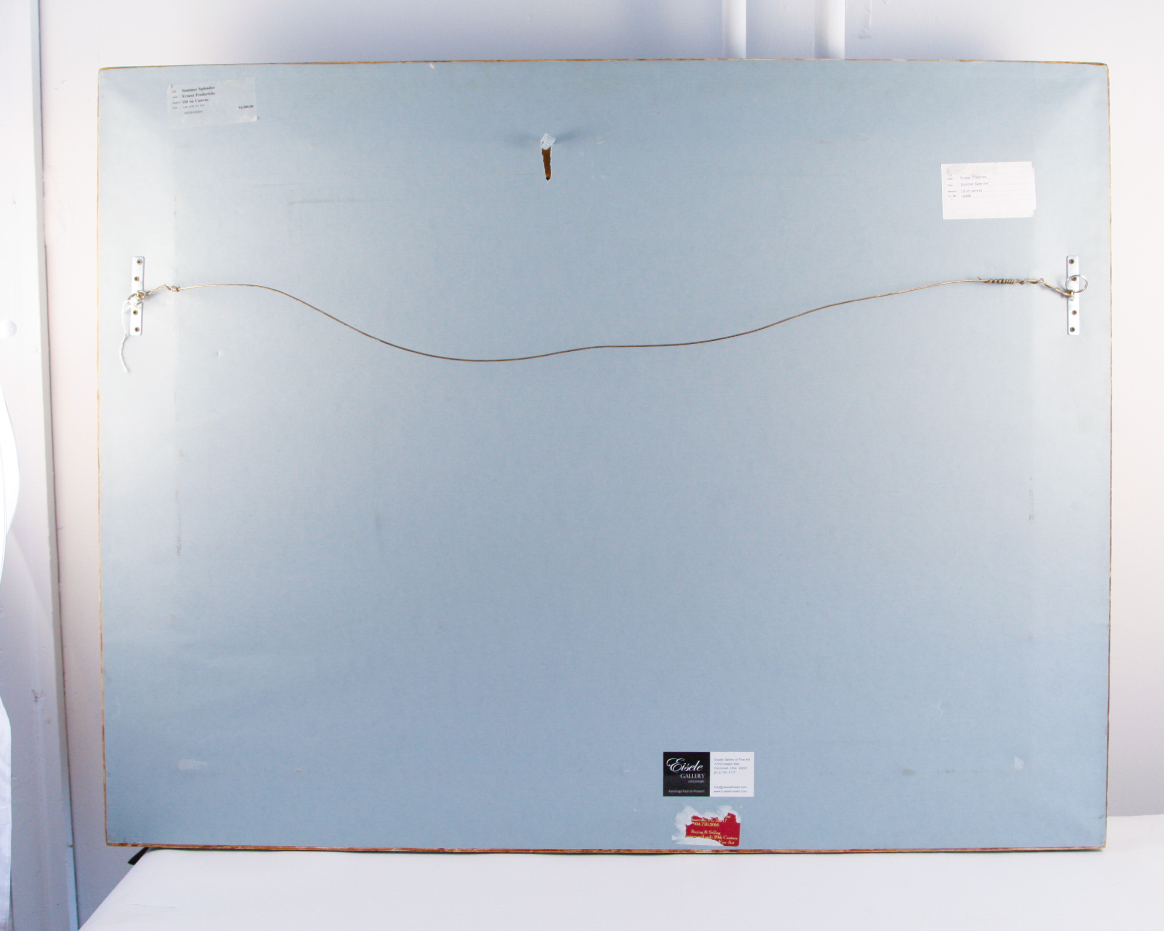 Ernest Fredericks Oil on Canvas "Summer Splendor"