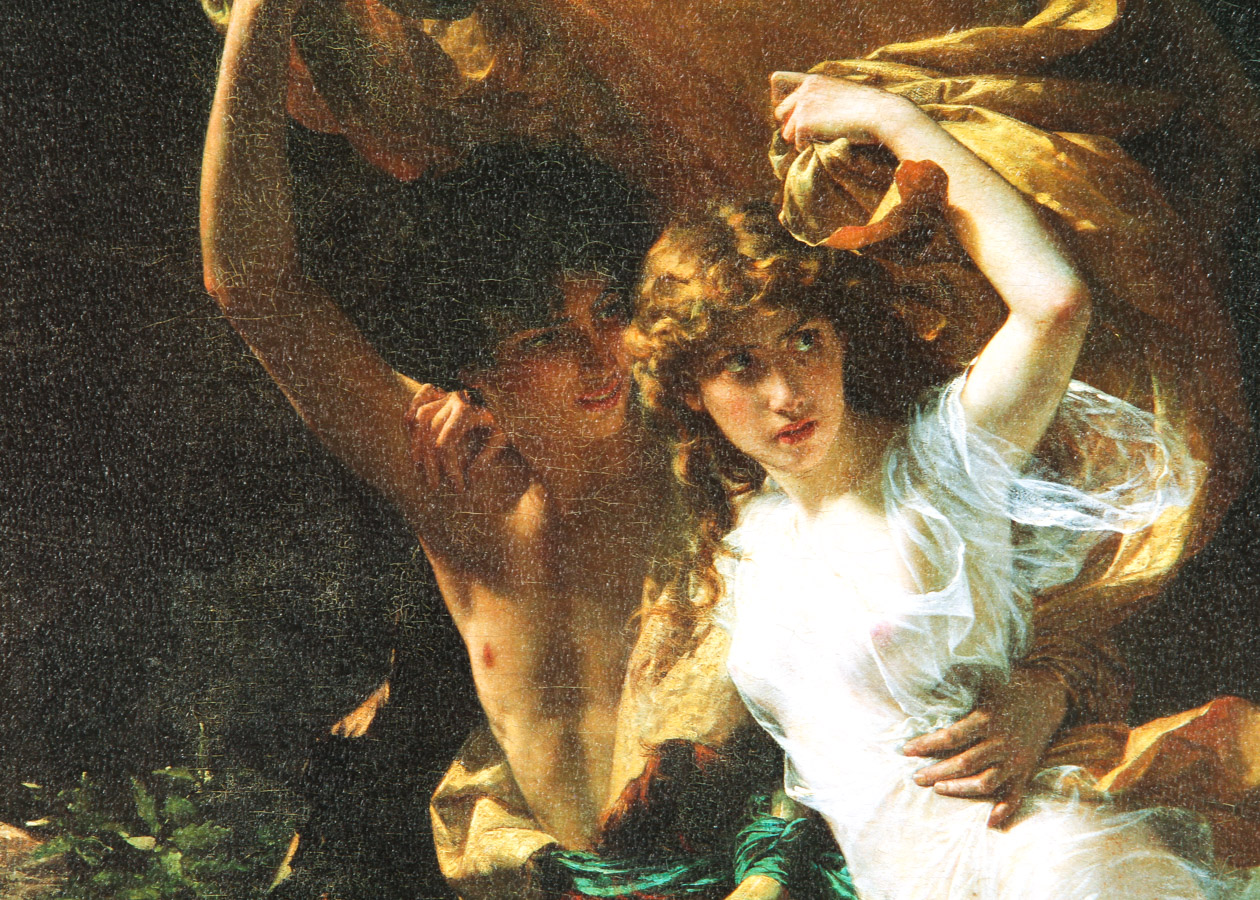 "The Storm" Print After Pierre Auguste Cot