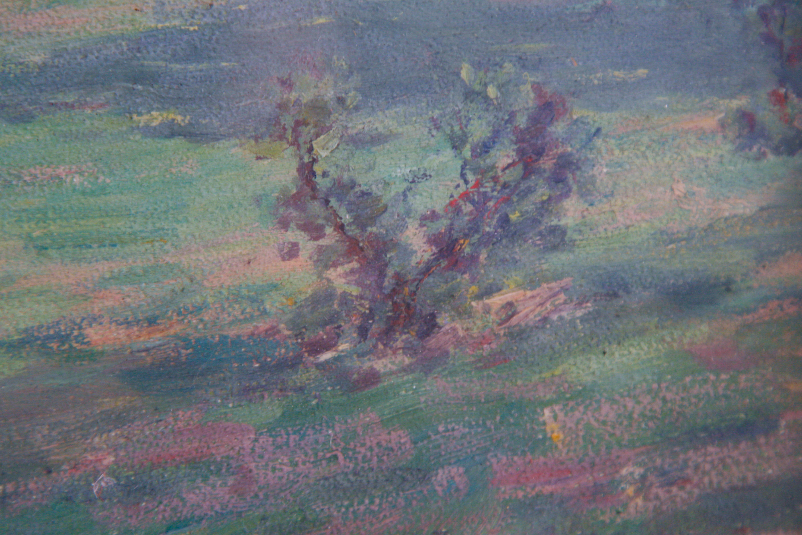 Louis Charles Vogt Oil on Academy Board of a "House in Cincinnati"