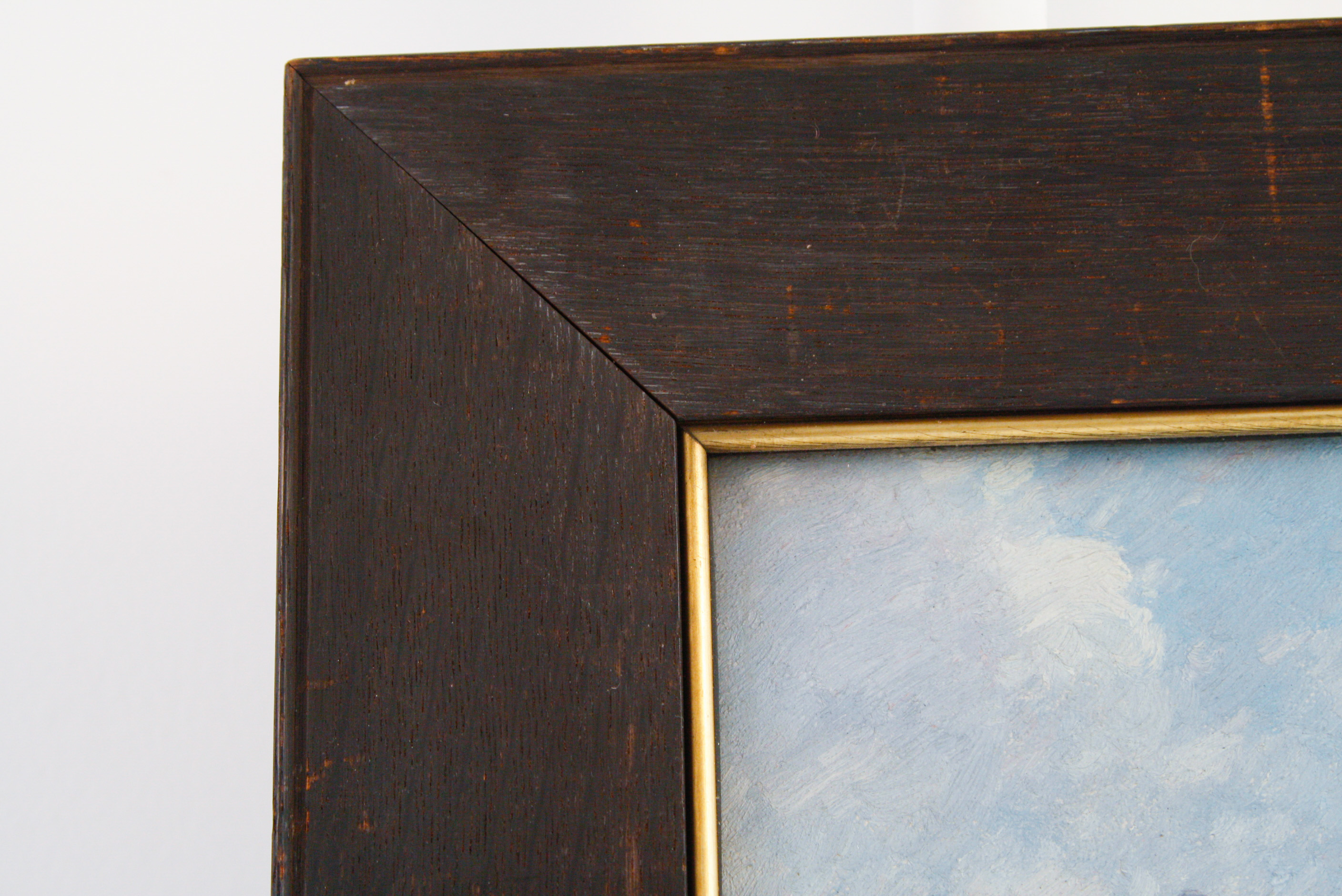 Louis Charles Vogt Oil on Academy Board of a "House in Cincinnati"