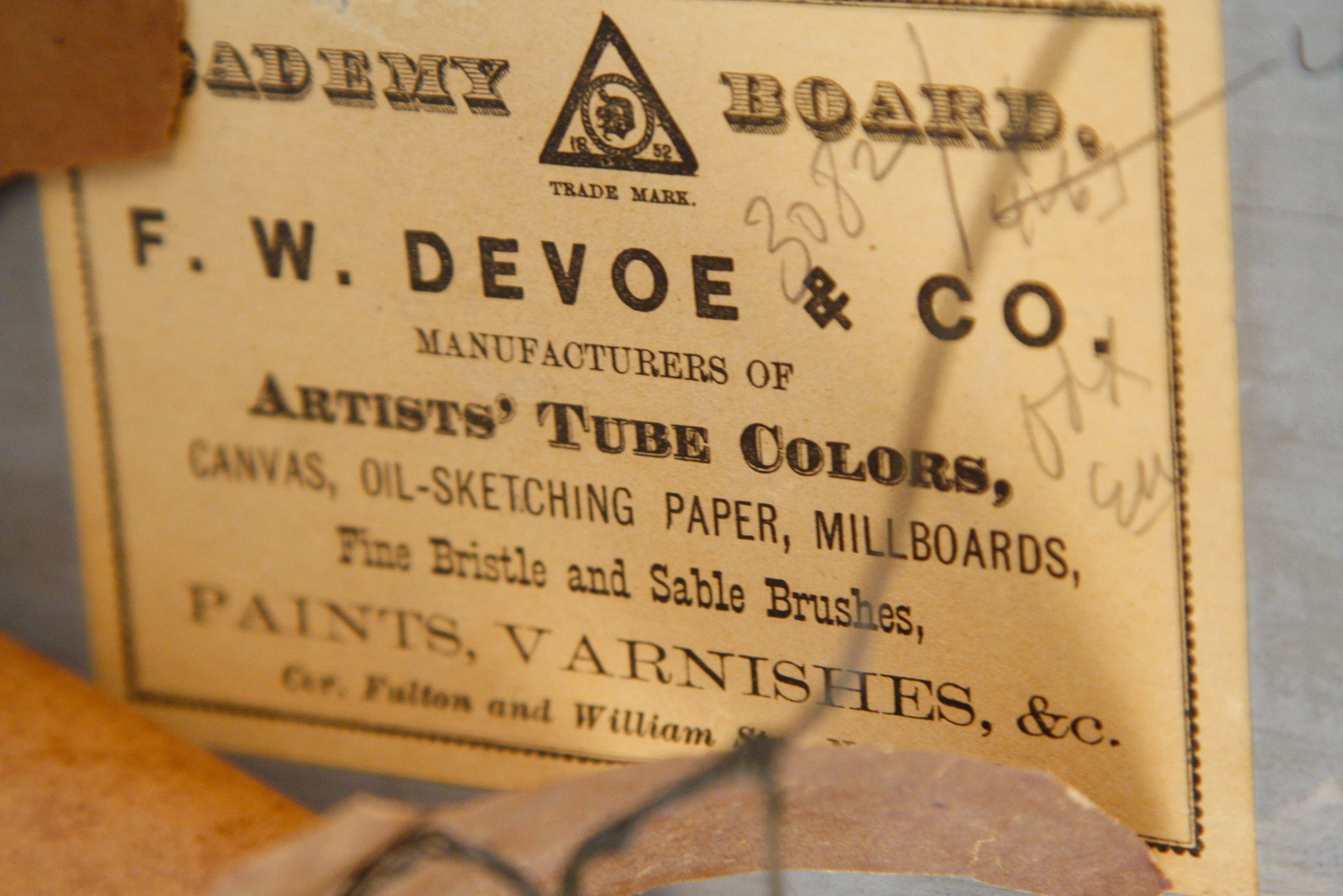 Louis Charles Vogt Oil on Academy Board of a "House in Cincinnati"