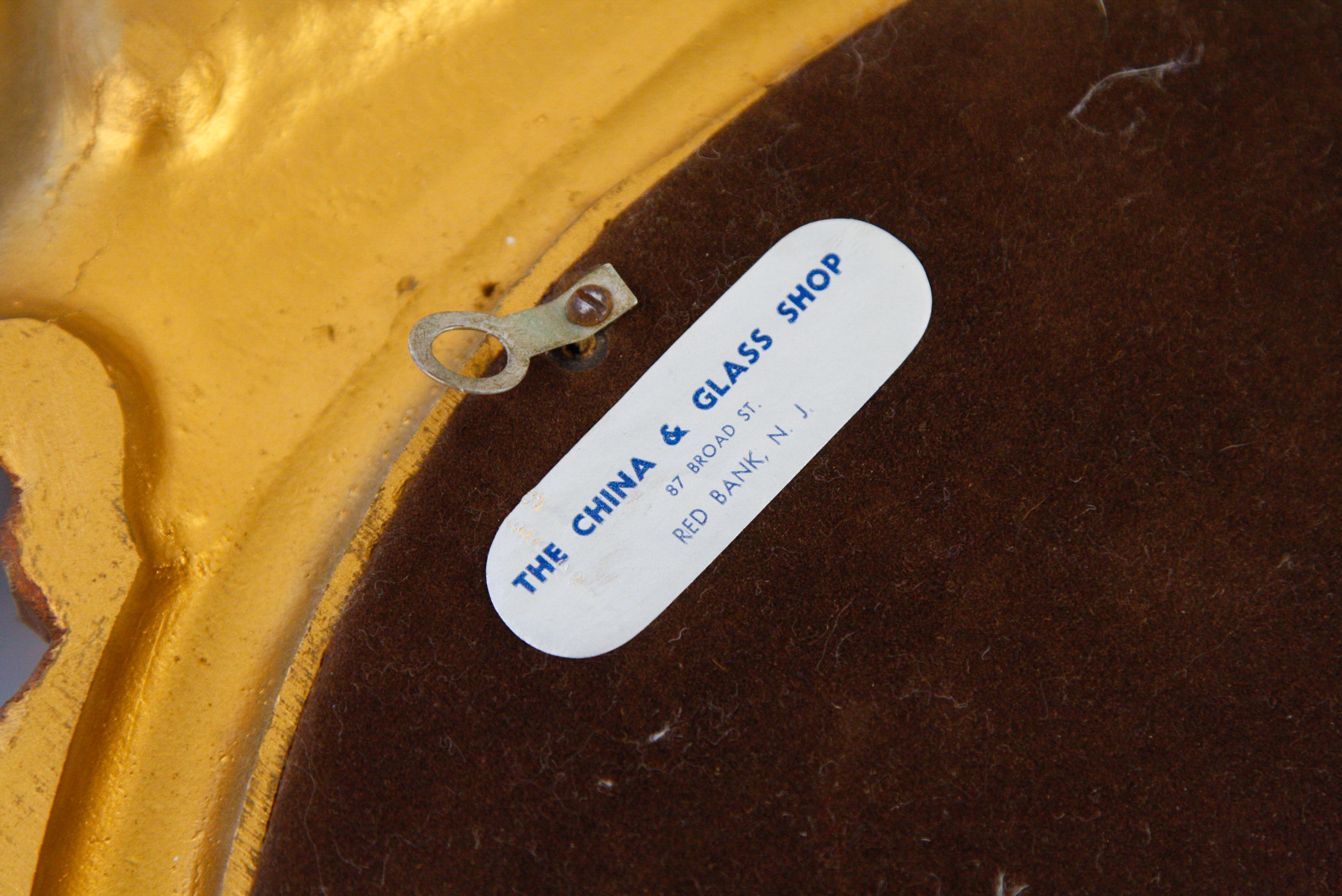 Syroco Wood Federal Style Convex Mirror