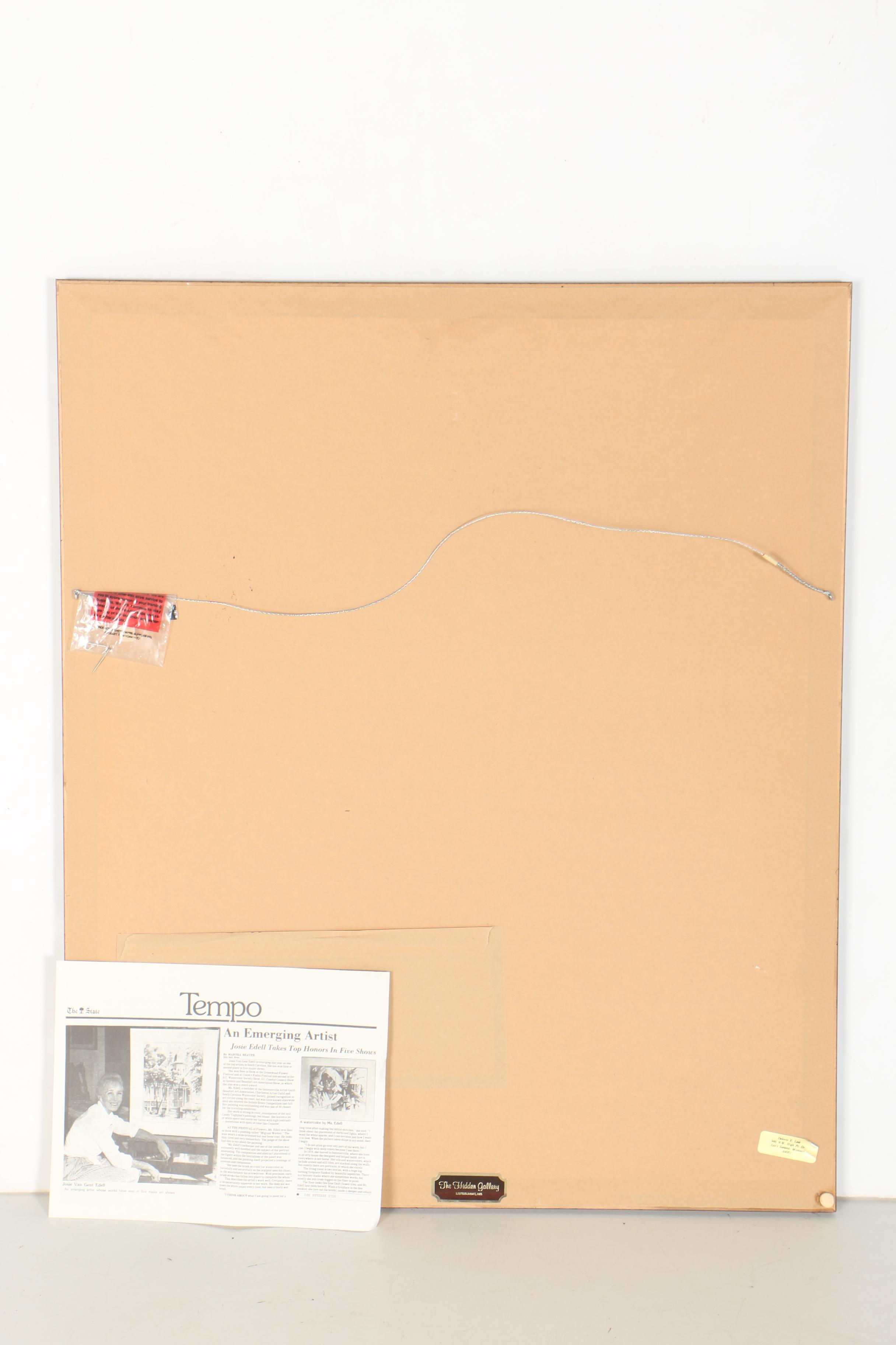 Josie Van Gent Edell Limited Edition Offset Lithographs of South Carolina Architecture