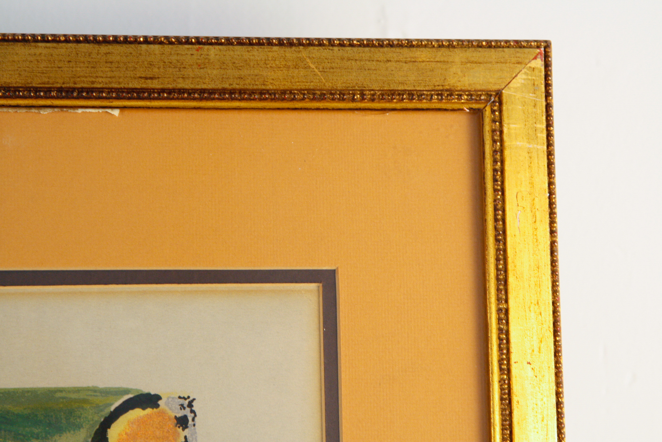 George Rouault Restrike Lithograph of a Woman in Profile