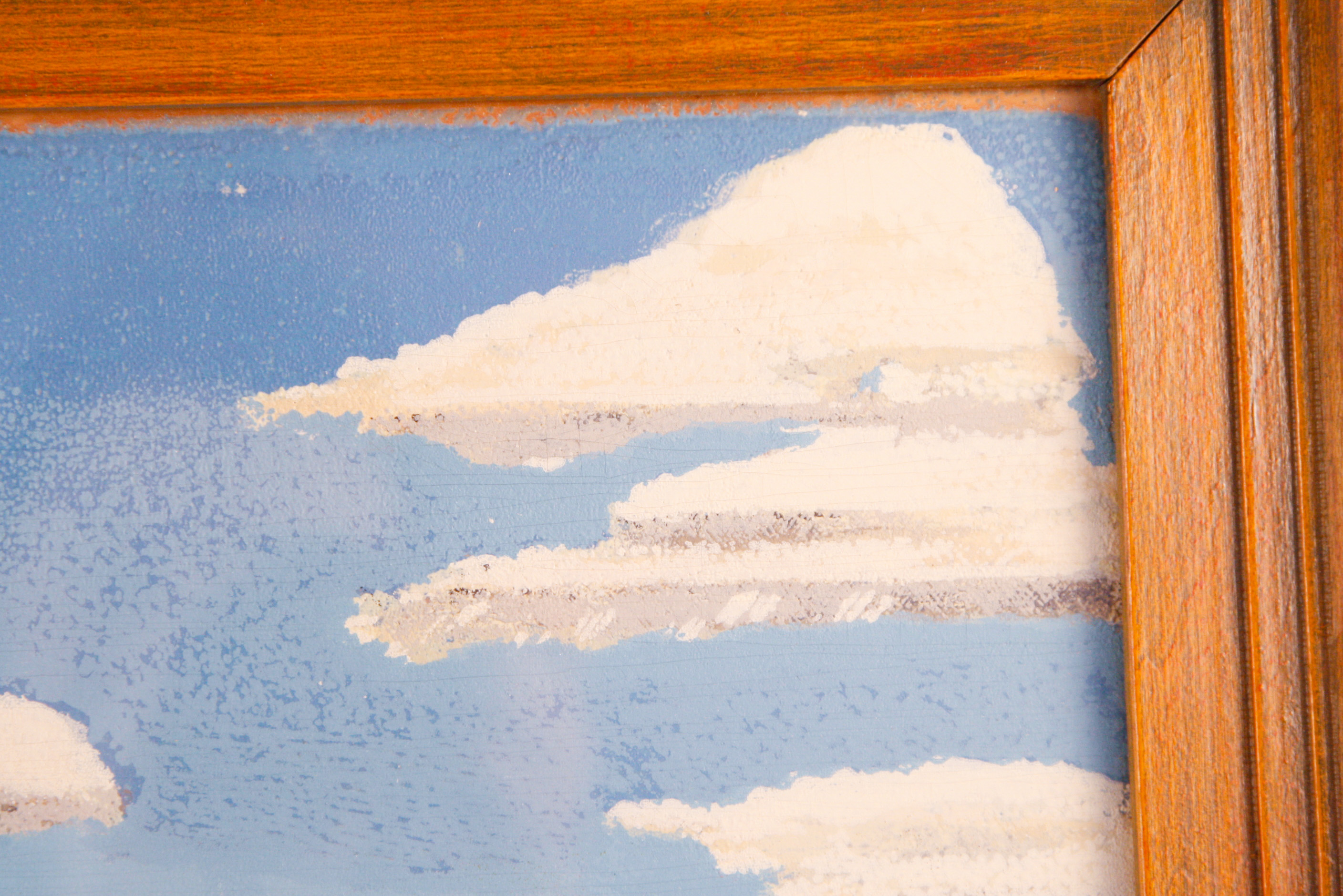 Grandma Moses Silkscreen After "The Old Oaken Bucket"