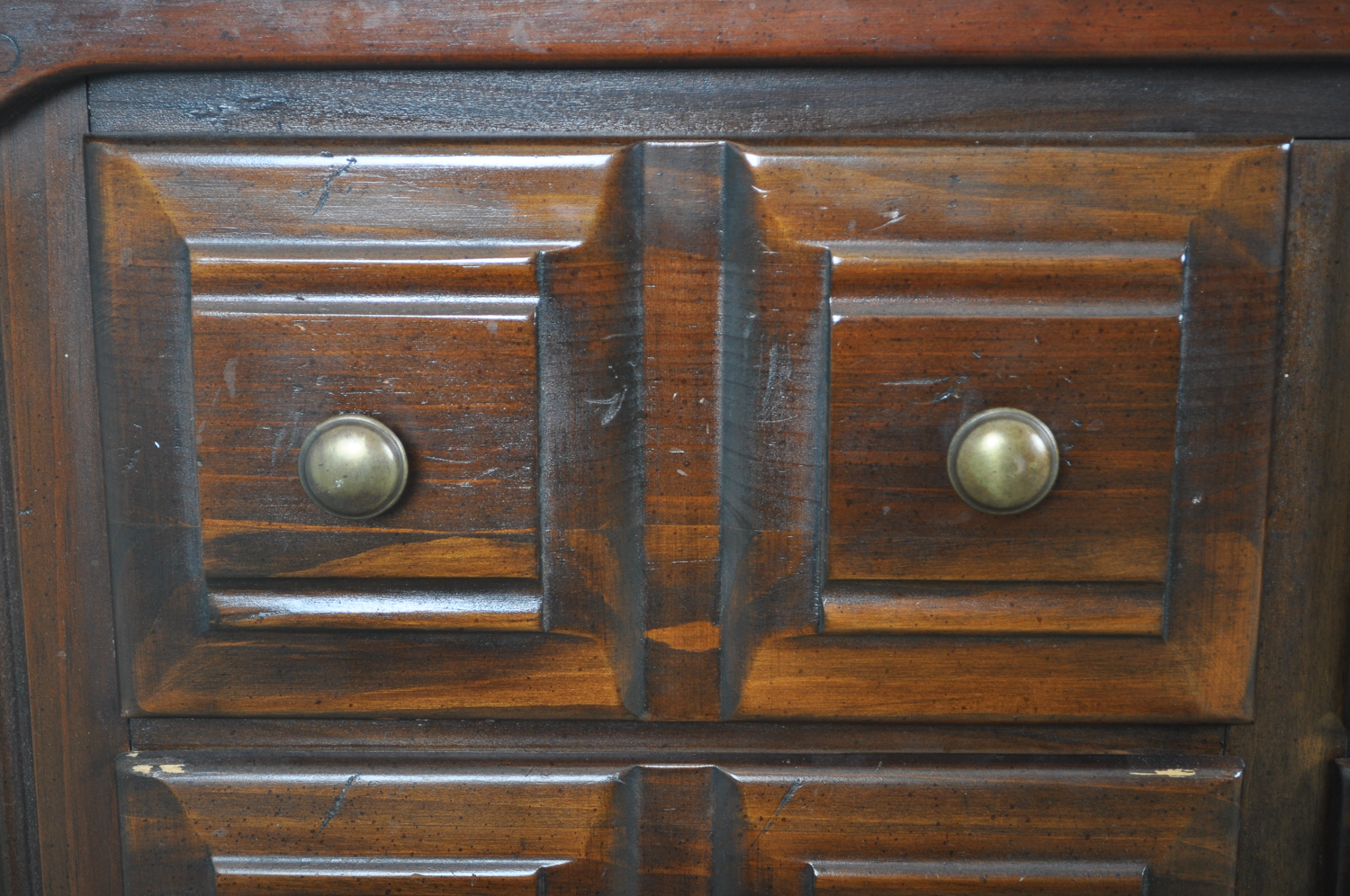 Pine Dresser With Mirror