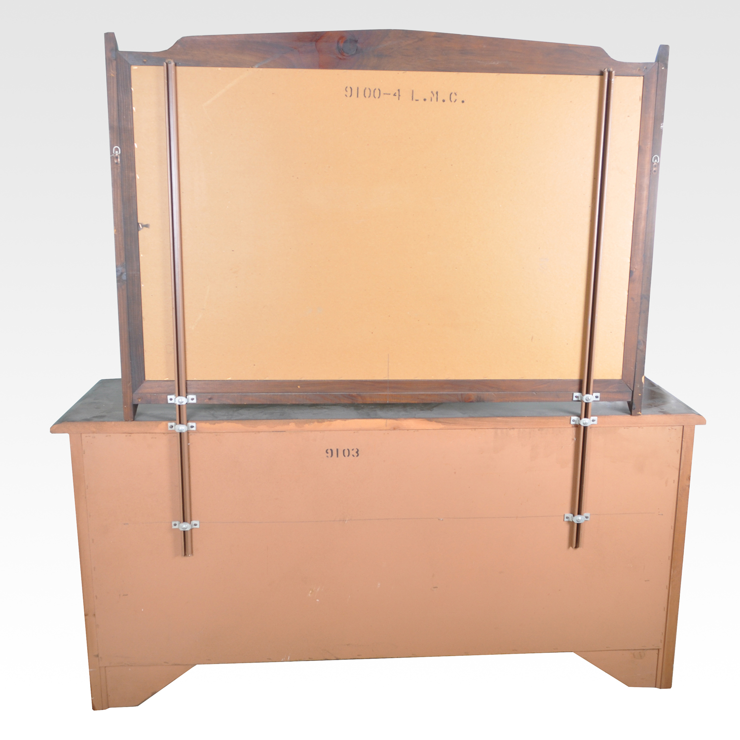 Pine Dresser With Mirror