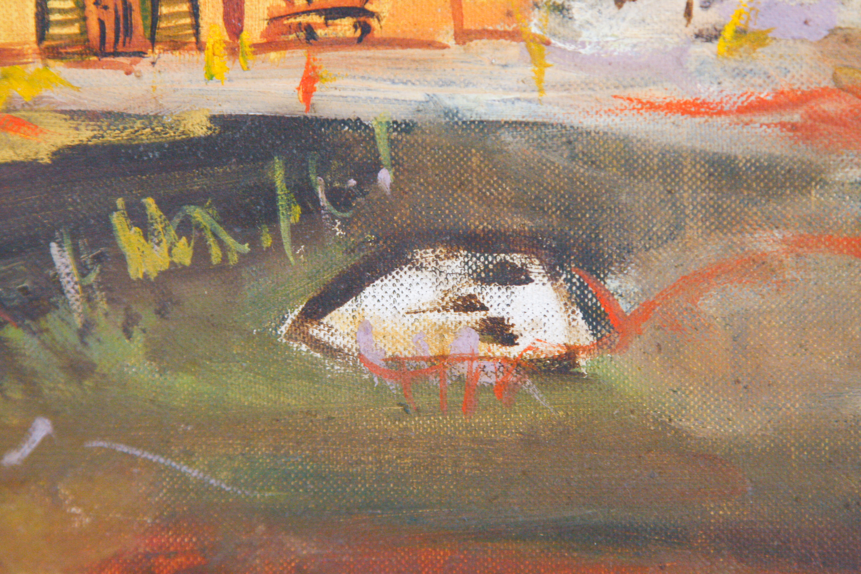 1960 Hal Music Original Oil on Canvasboard