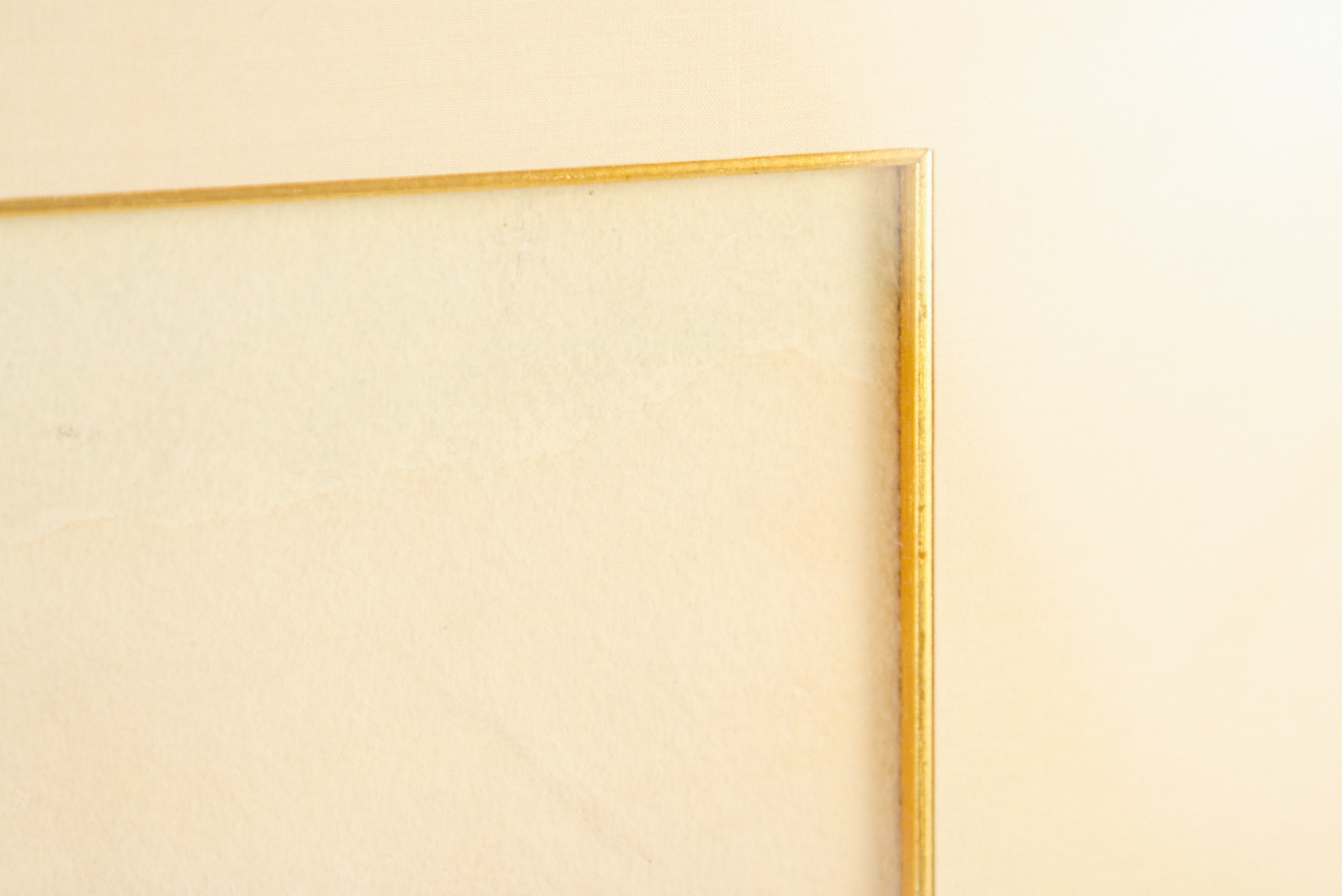 Emma Mendenhall Watercolor on Paper of Houses on the Ohio River