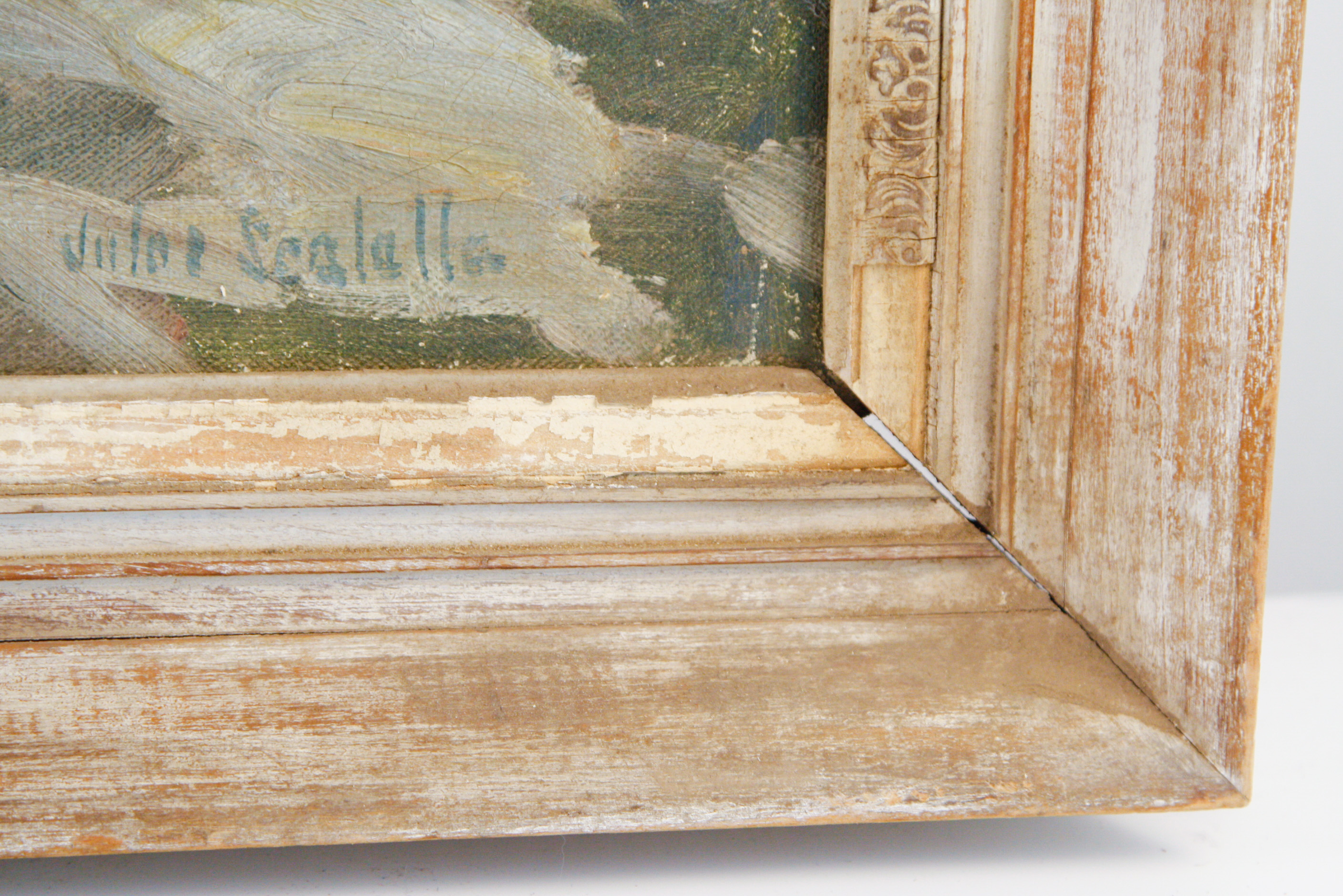 J. Scalalla Original Oil on Canvas Landscape