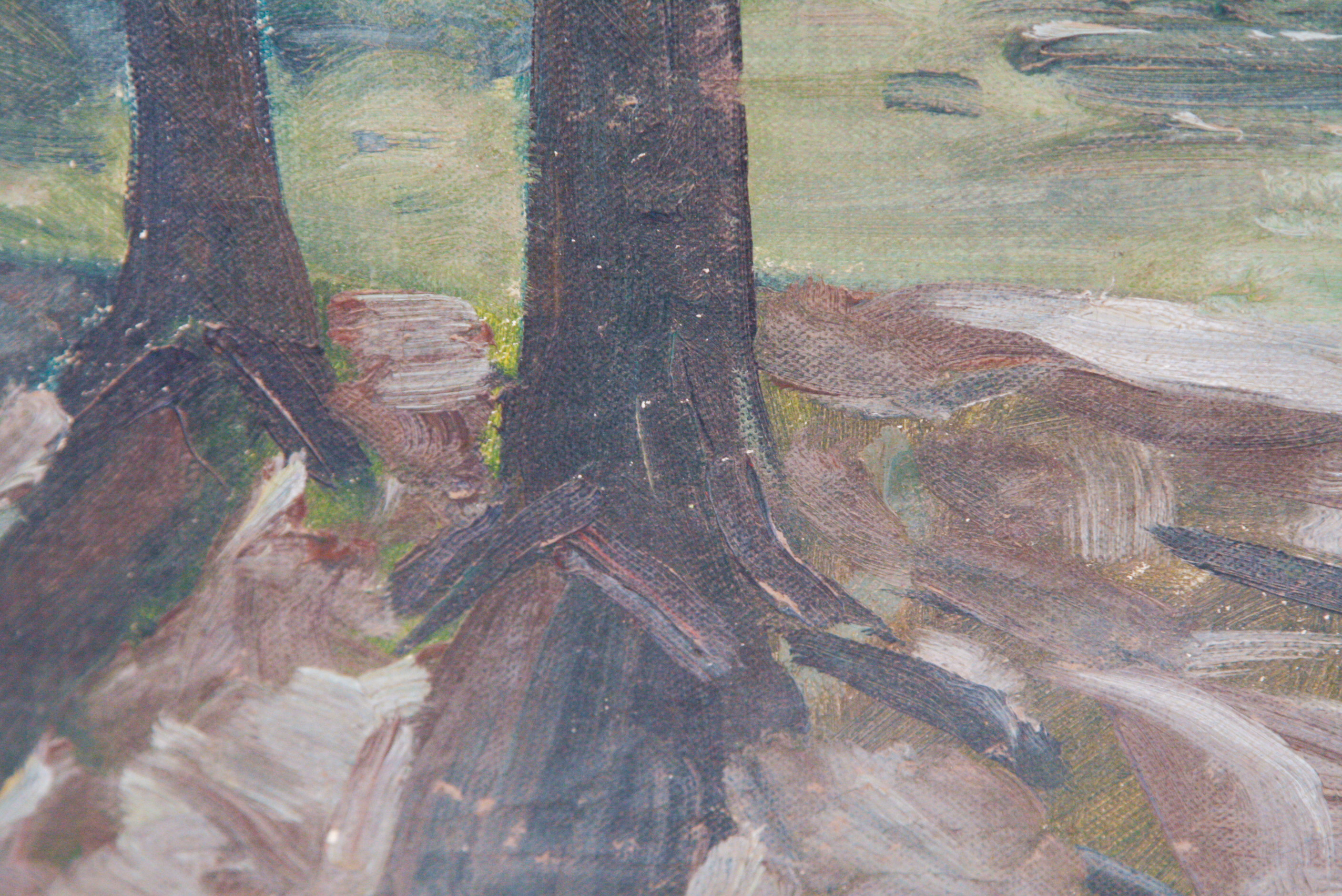 J. Scalalla Original Oil on Canvas Landscape