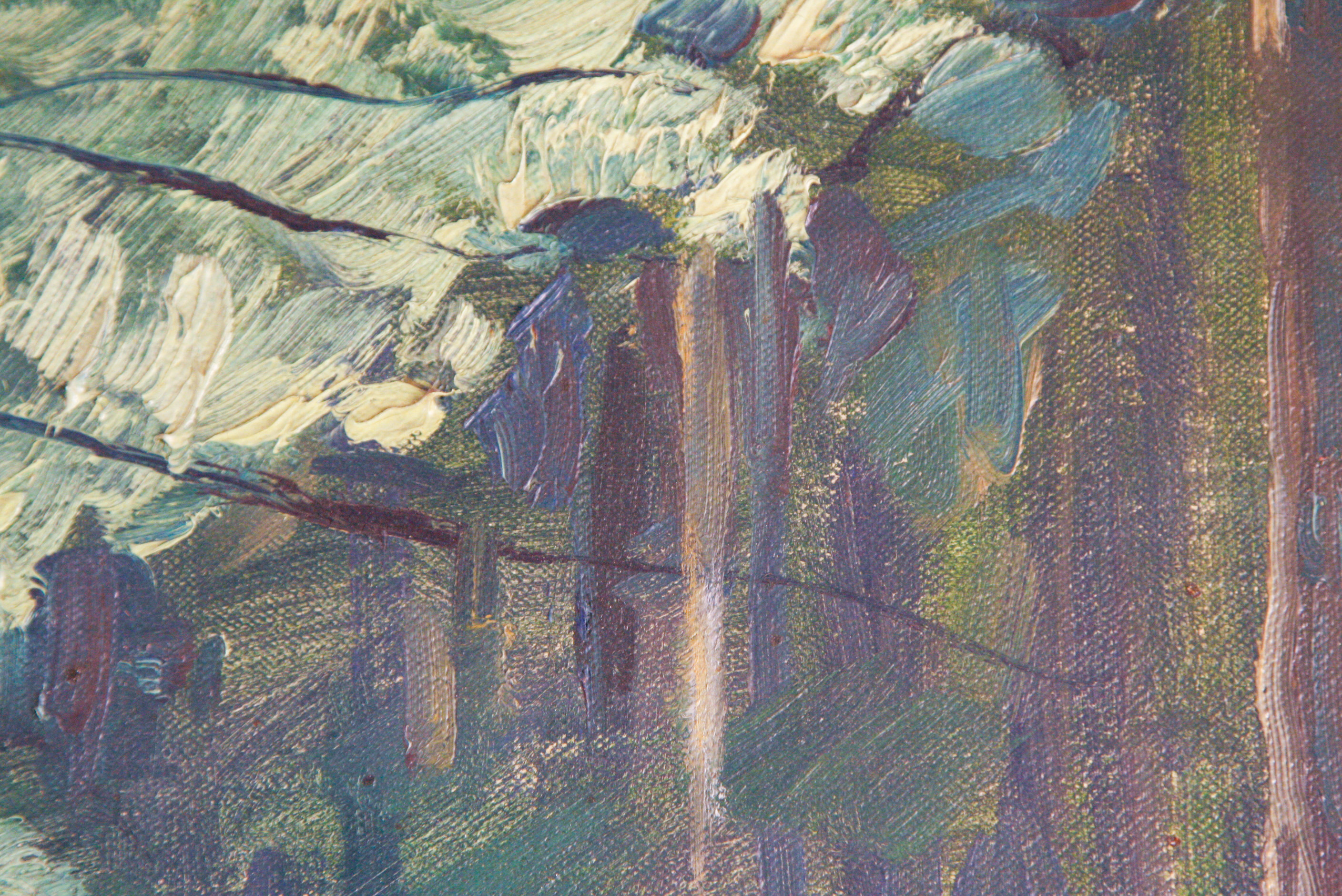 J. Scalalla Original Oil on Canvas Landscape