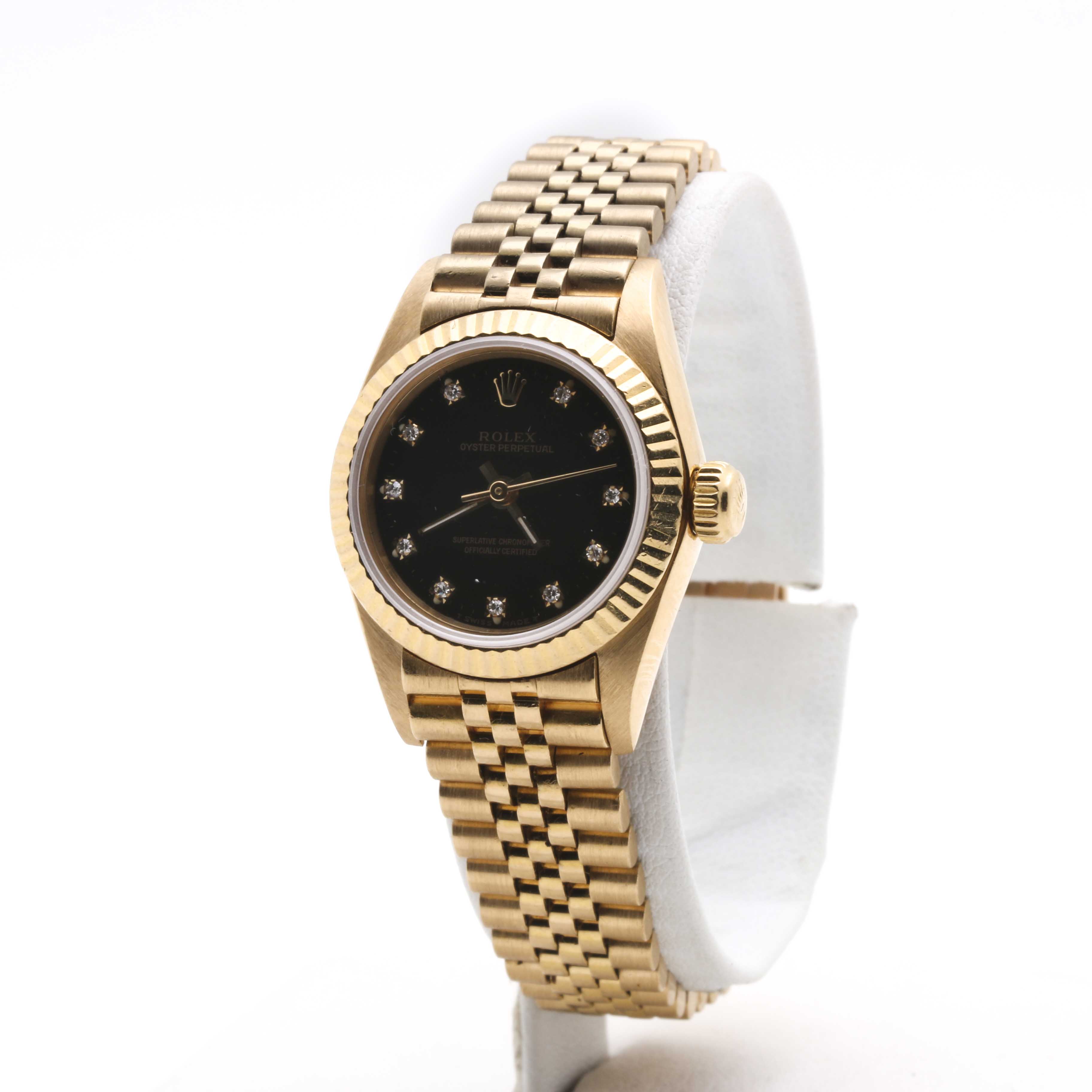 18K Gold Rolex Oyster Perpetual Watch