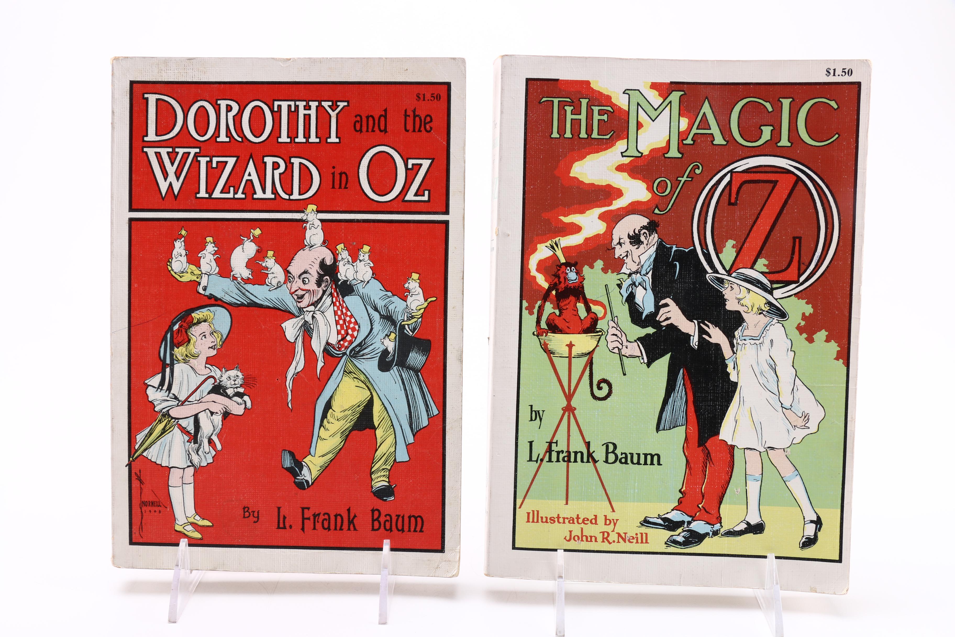 Collection of Oz Books including "Land of Oz"