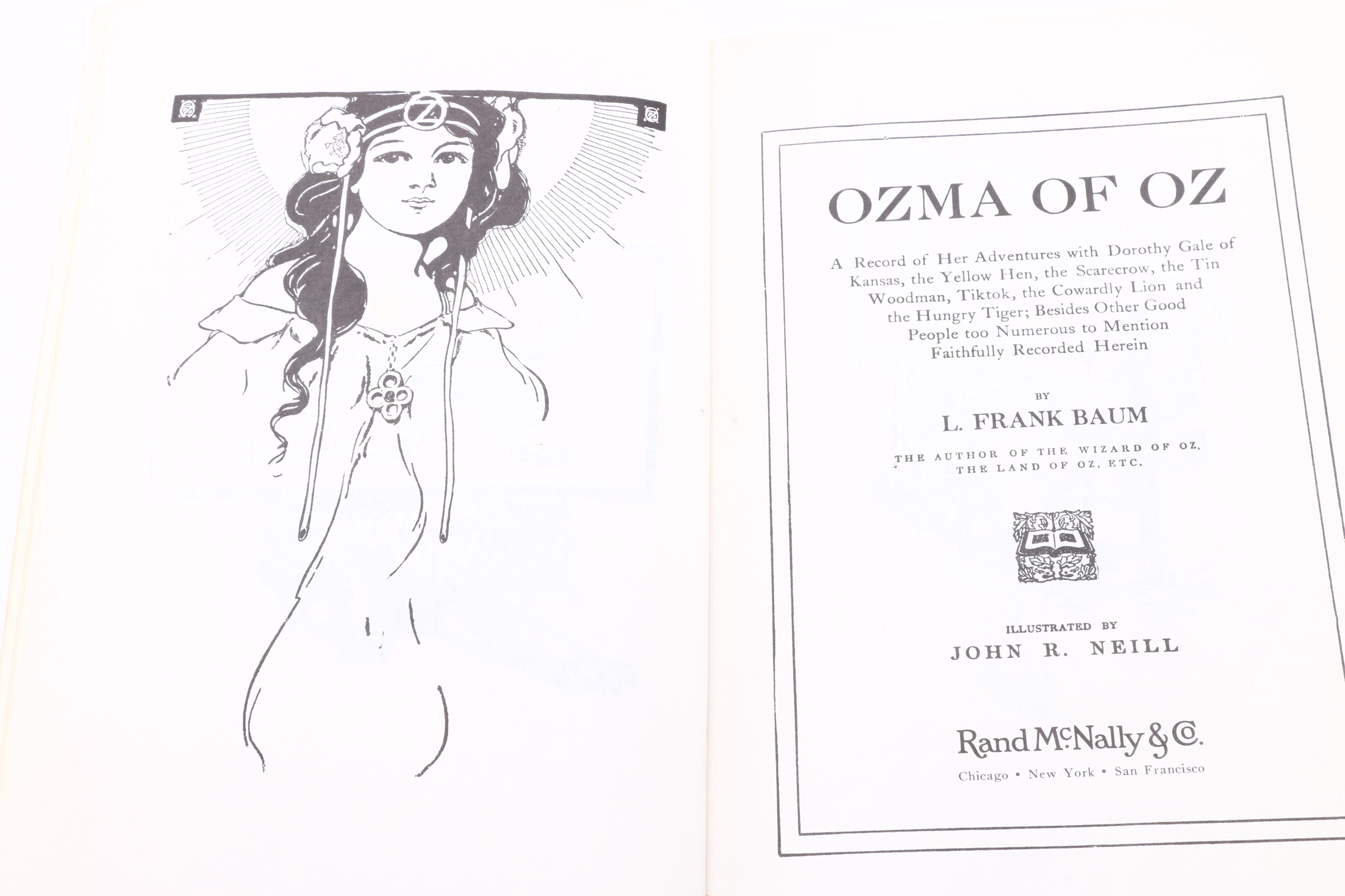 Collection of Oz Books including "Land of Oz"