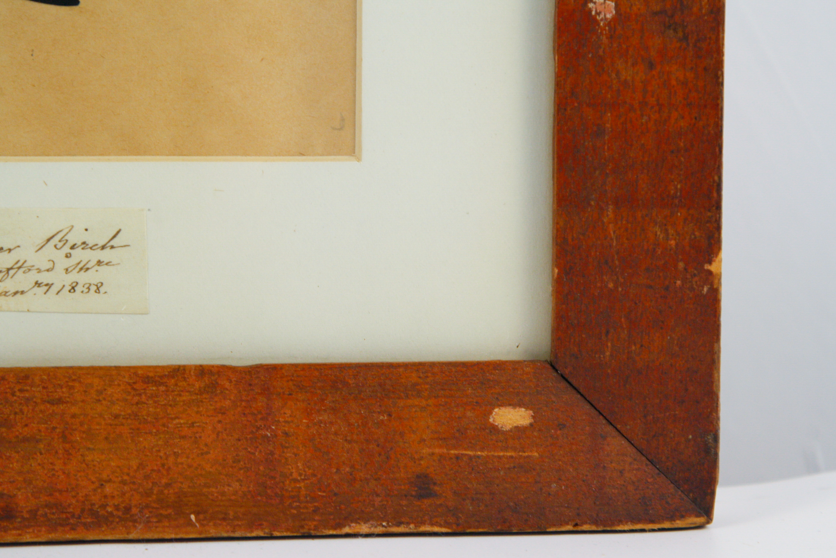 19th C. Cut Paper Siilhouette