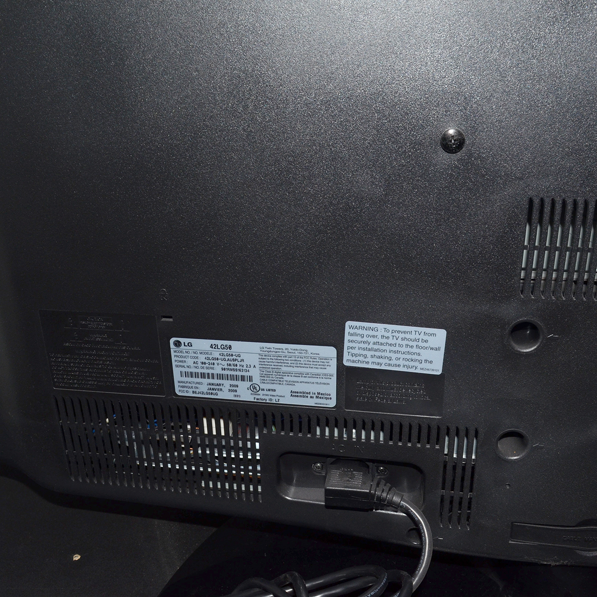 LG 42" LCD Television