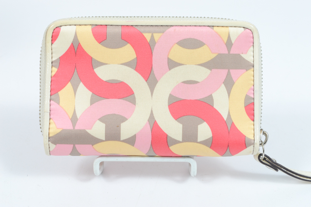 Coach Kristen Chain Link Wristlet Wallet and Signature Key Ring