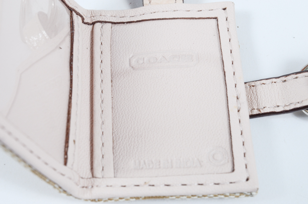 Coach Kristen Chain Link Wristlet Wallet and Signature Key Ring