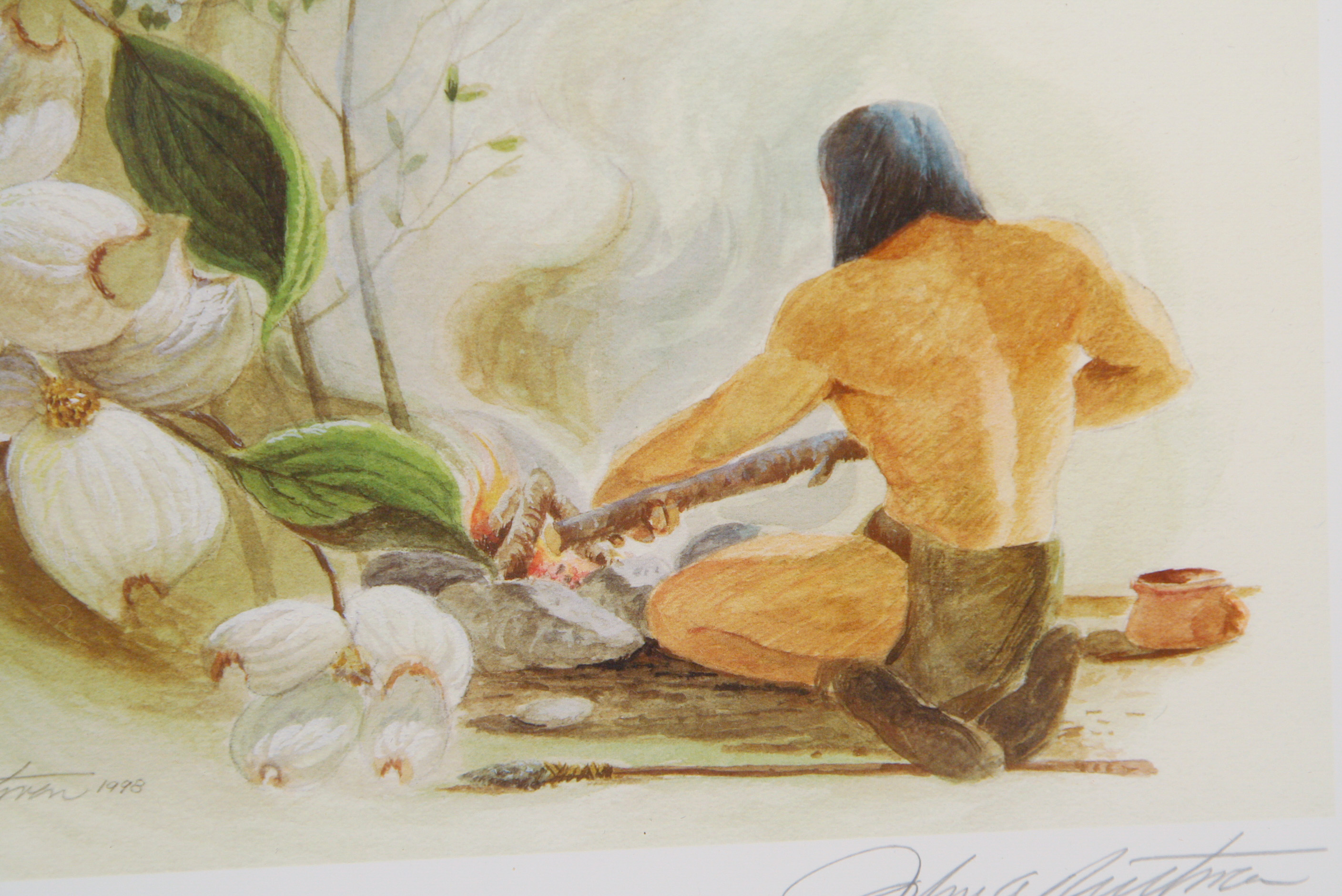 1998 John A. Ruthven Limited Edition Lithograph "Birds Eye View"