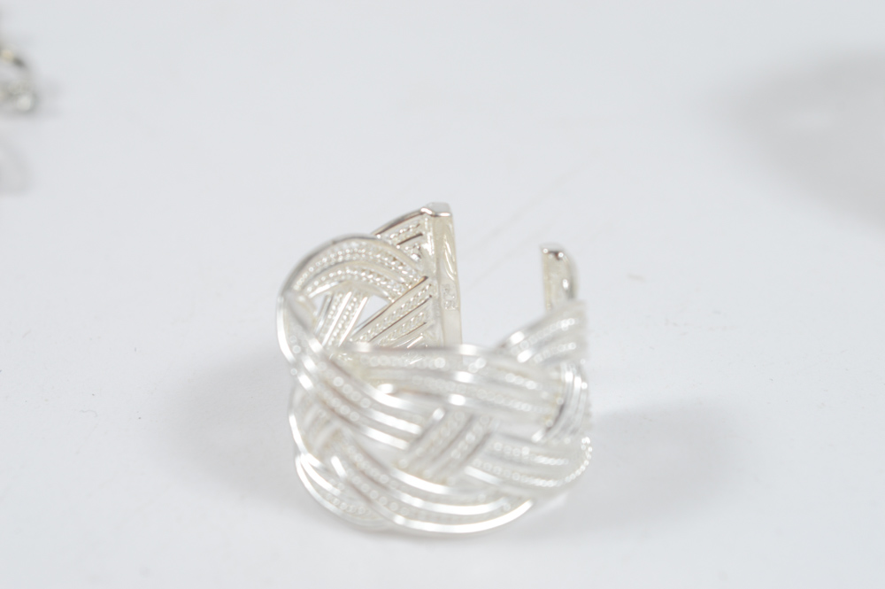 Collection of Sterling Silver Jewelry Featuring Pandora