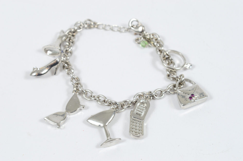 Collection of Sterling Silver Jewelry Featuring Pandora