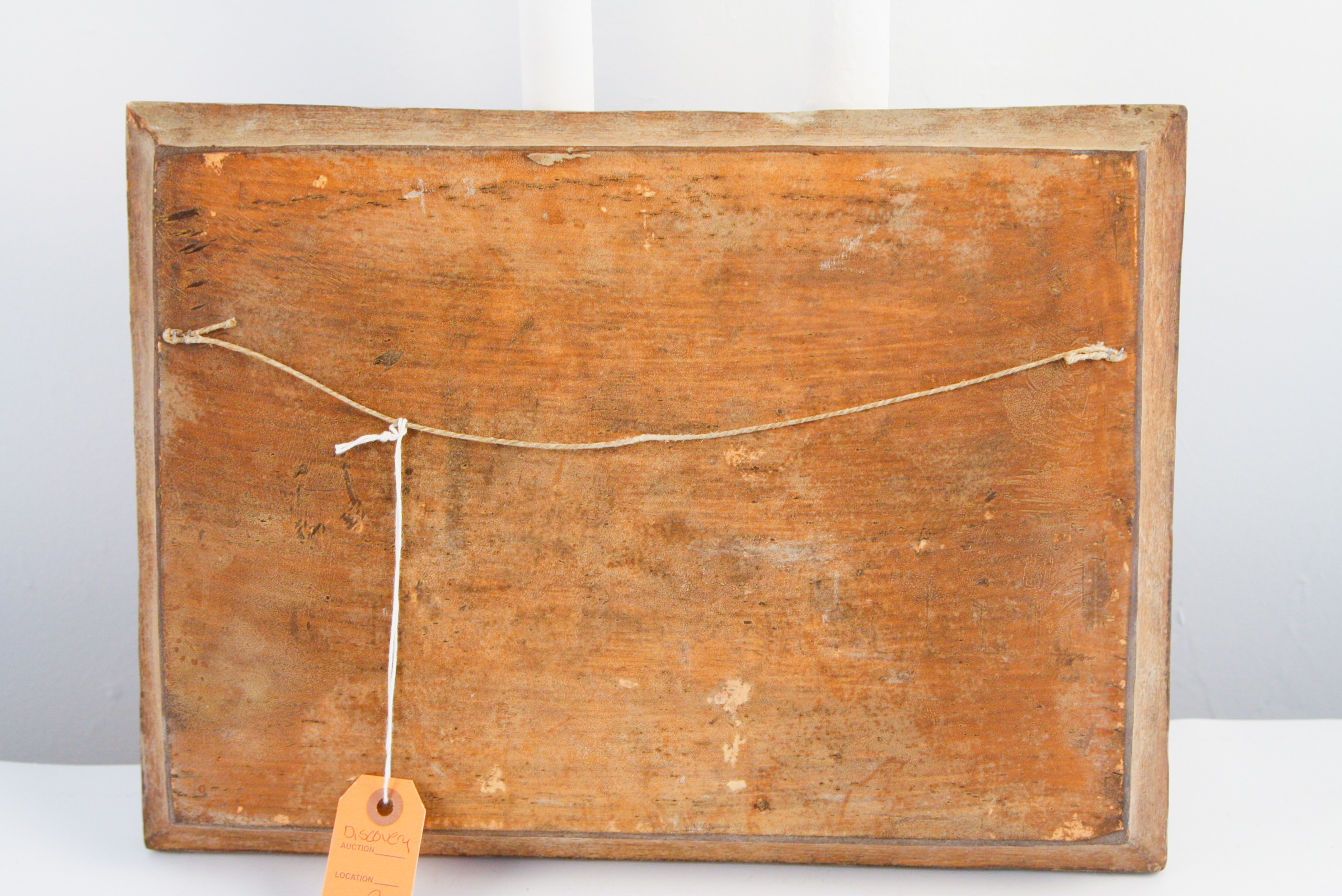 Early Folk Art Diorama of a Working Farm Scene