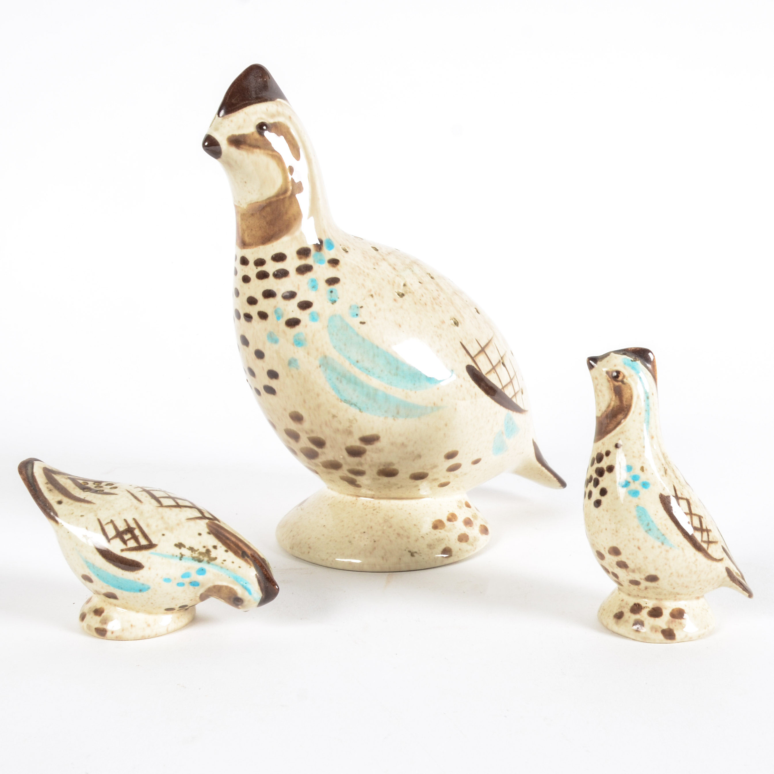 Mid-Century Red Wing Shakers and Figurine