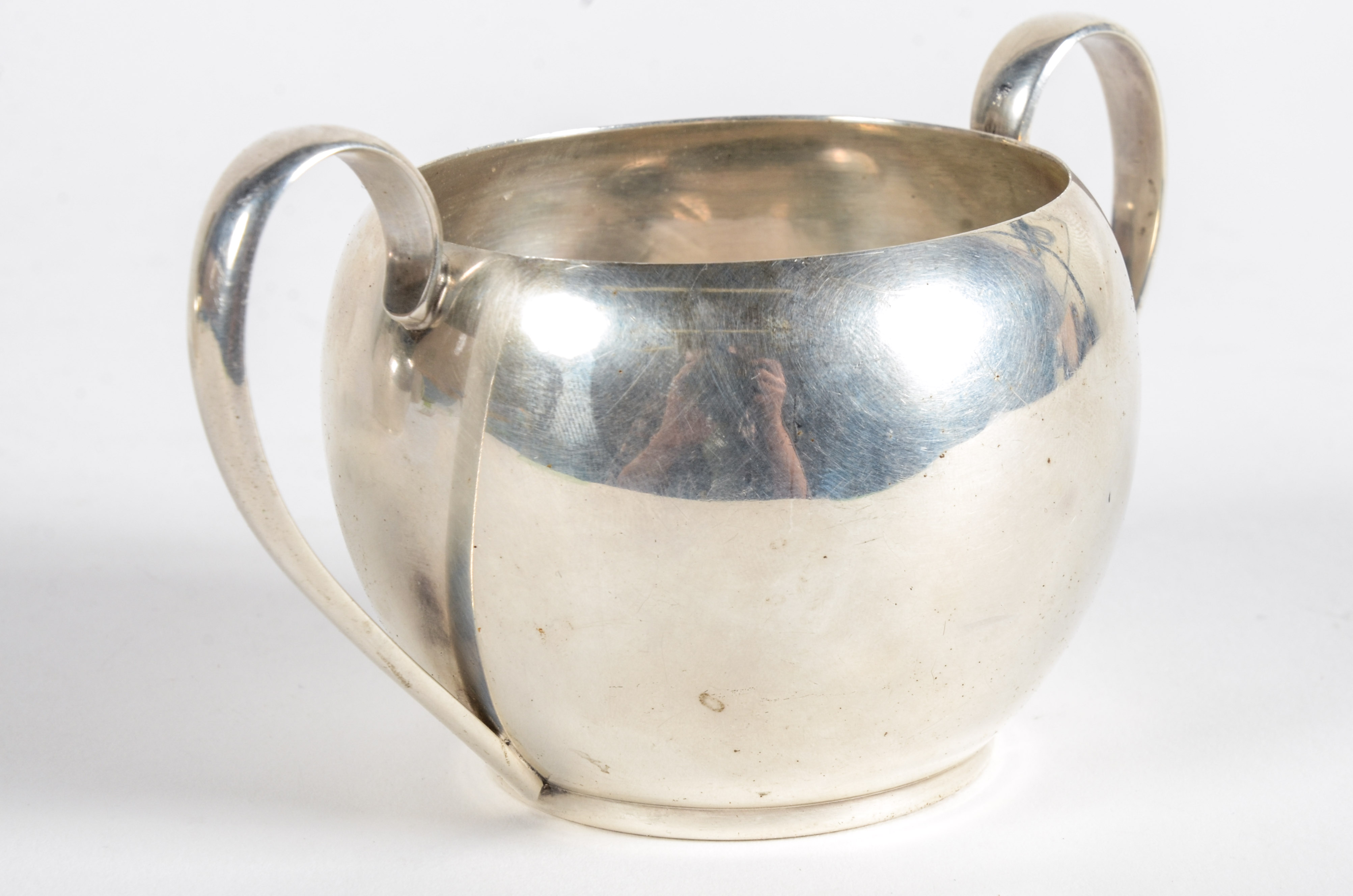 Watson Co. Sterling Silver Creamer Pitcher and Sugar Bowl