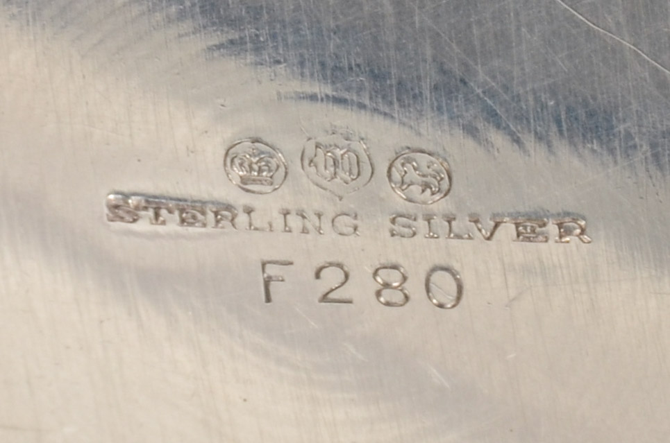 Watson Co. Sterling Silver Creamer Pitcher and Sugar Bowl