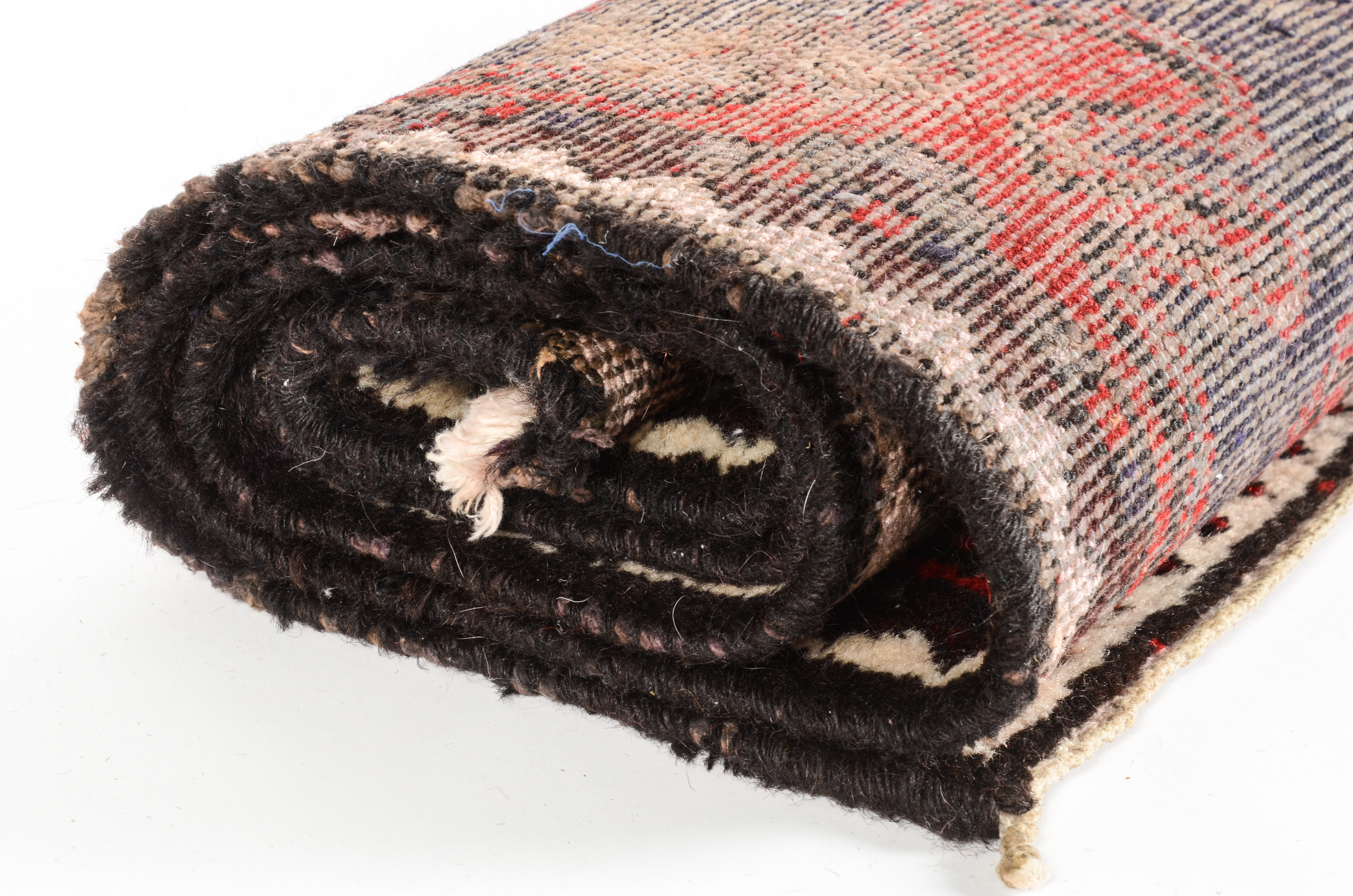 Hand-Knotted Shahsavan Wool Carpet Runner